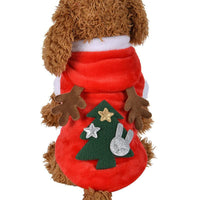Festive Santa Claus Dog Costume For Small Dogs - Perfect For Christmas Celebrations!