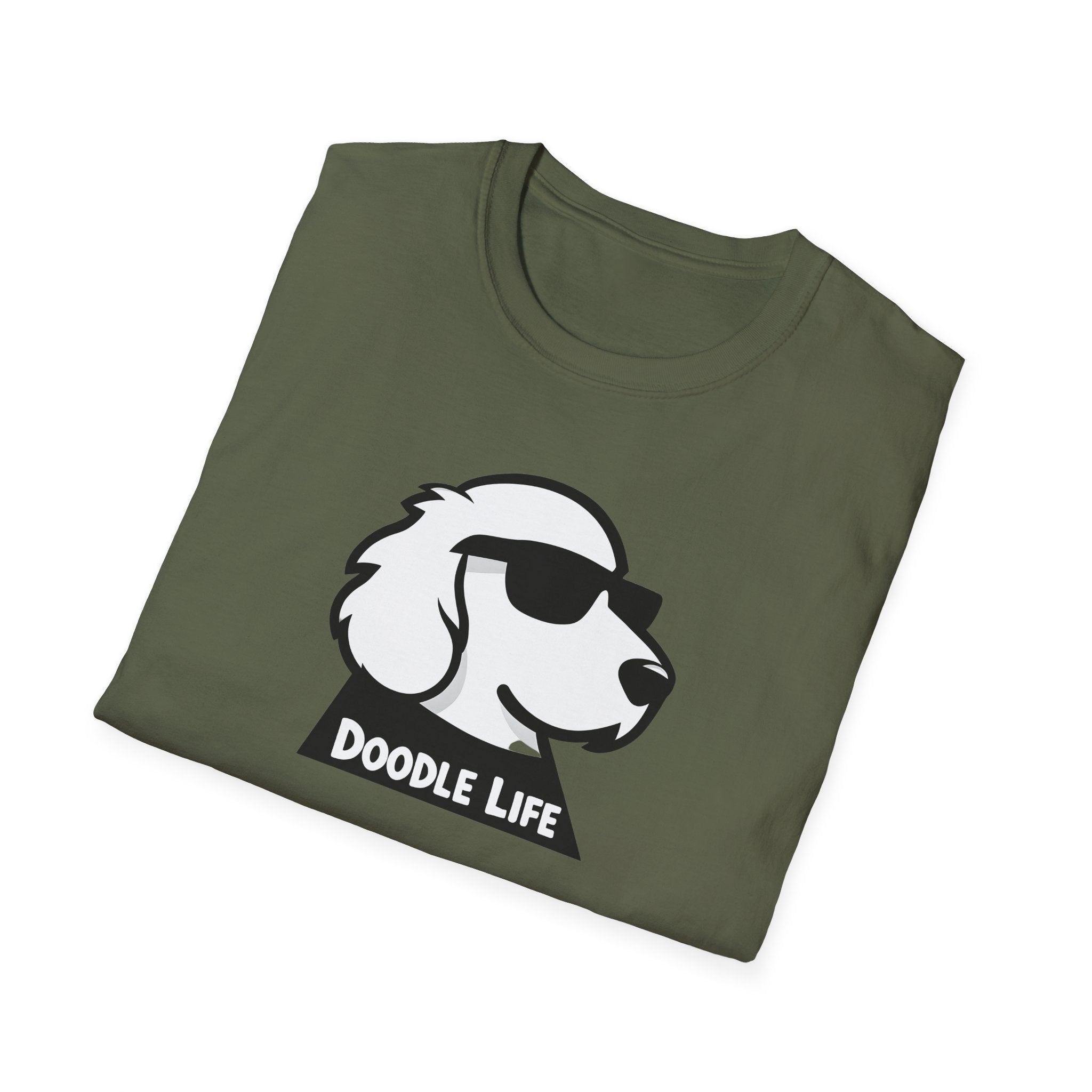 Doodle Life Unisex Softstyle T-Shirt, Dog Lover Gift, Pet Owner Apparel, Funny T-Shirt
