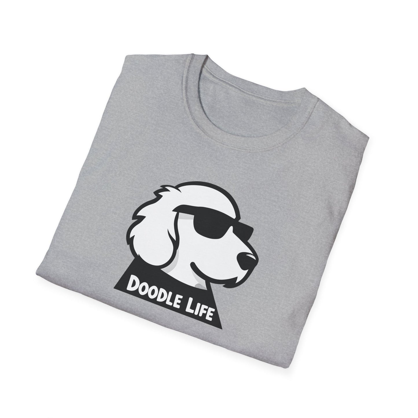 Doodle Life Unisex Softstyle T-Shirt, Dog Lover Gift, Pet Owner Apparel, Funny T-Shirt