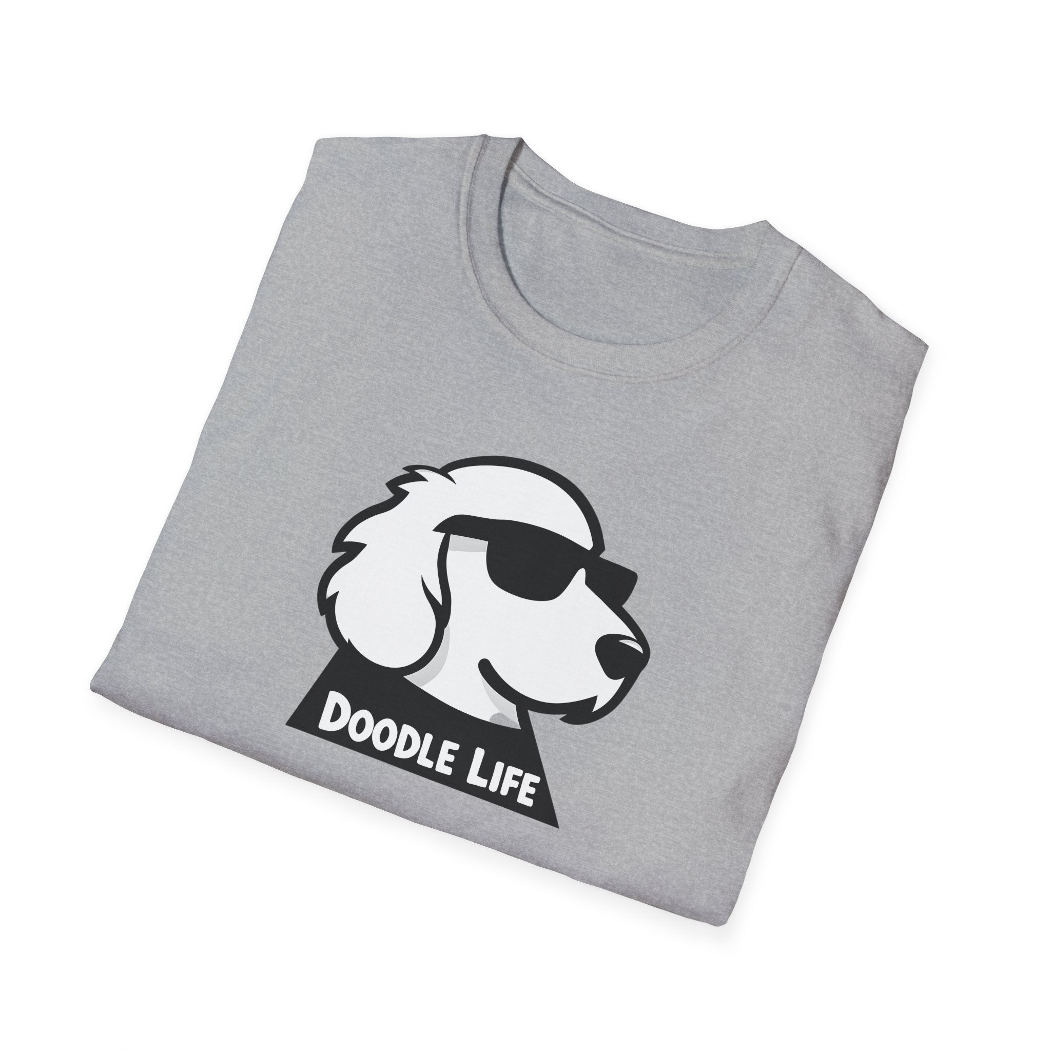 Doodle Life Unisex Softstyle T-Shirt, Dog Lover Gift, Pet Owner Apparel, Funny T-Shirt