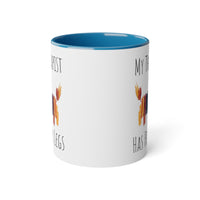 Funny Dog Lover Mug, Gift for Pet Owners, Therapist Gift, Animal Lover's Coffee Cup, Dog Therapy Mug, 11oz White Accent Mug