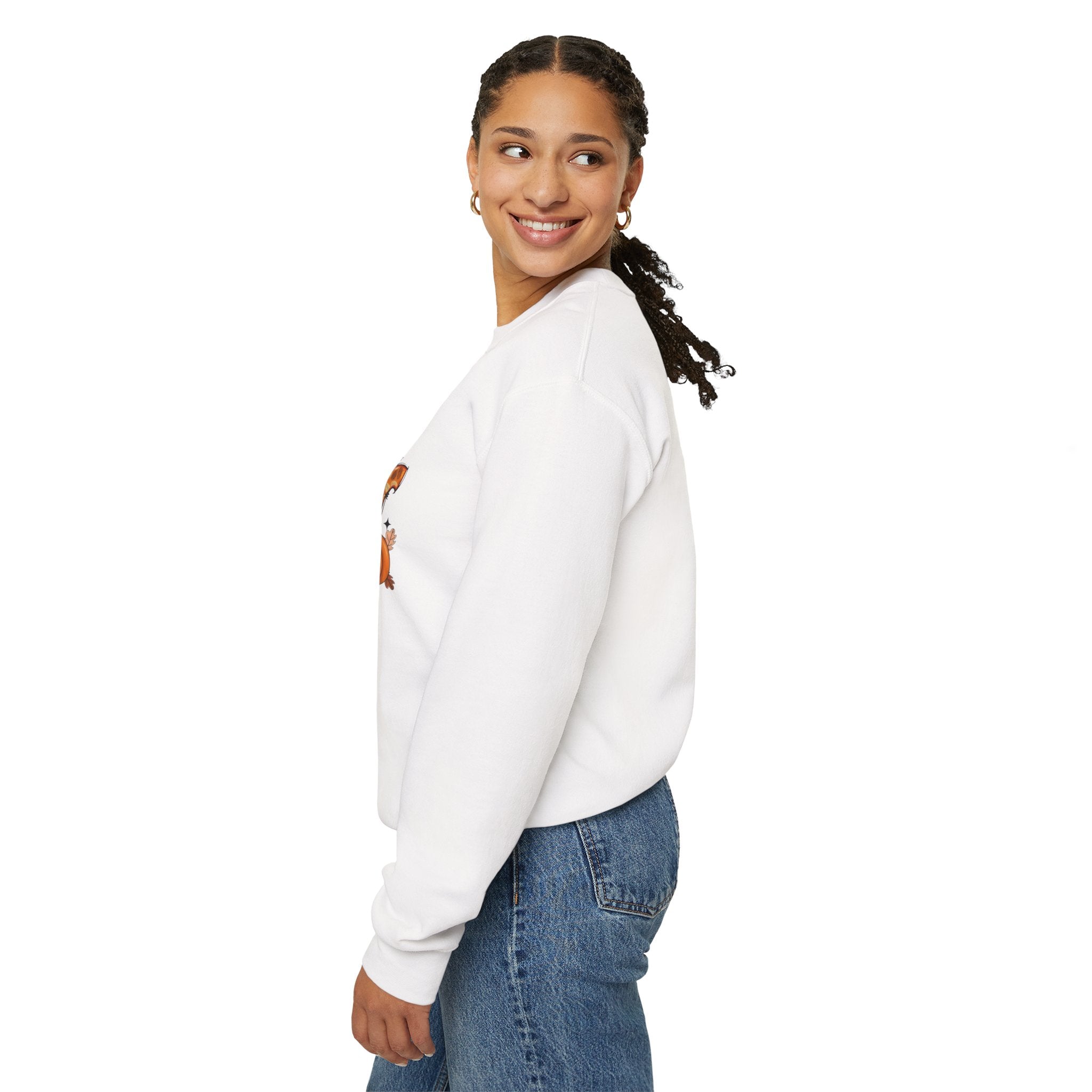 Festive Teacher Sweatshirt, Cozy Fall Apparel, Thanksgiving Gift, Pumpkin Sweater, Autumn Fashion, Teacher Appreciation