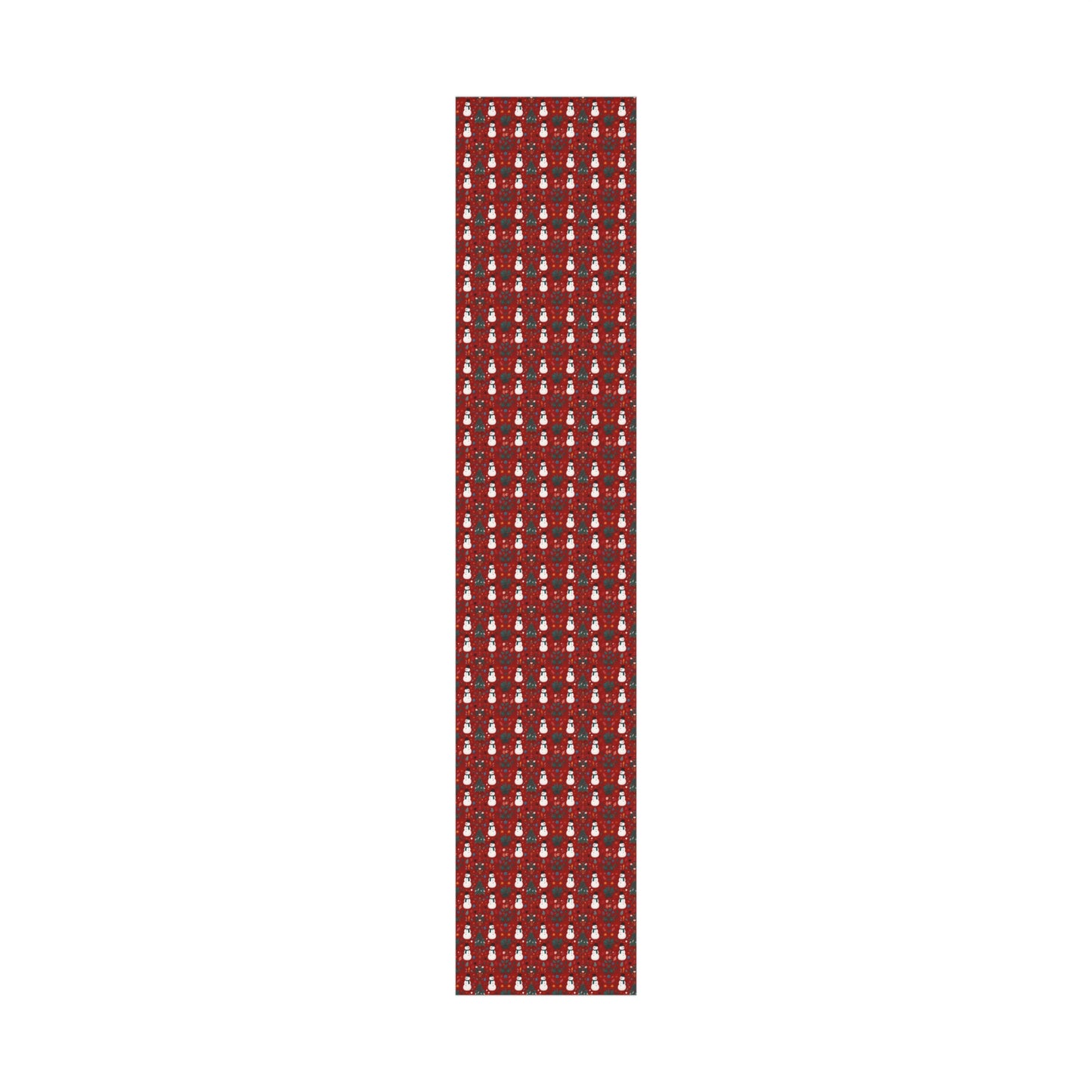 Gift Wrap Paper - Festive Holiday Christmas Snowman Design