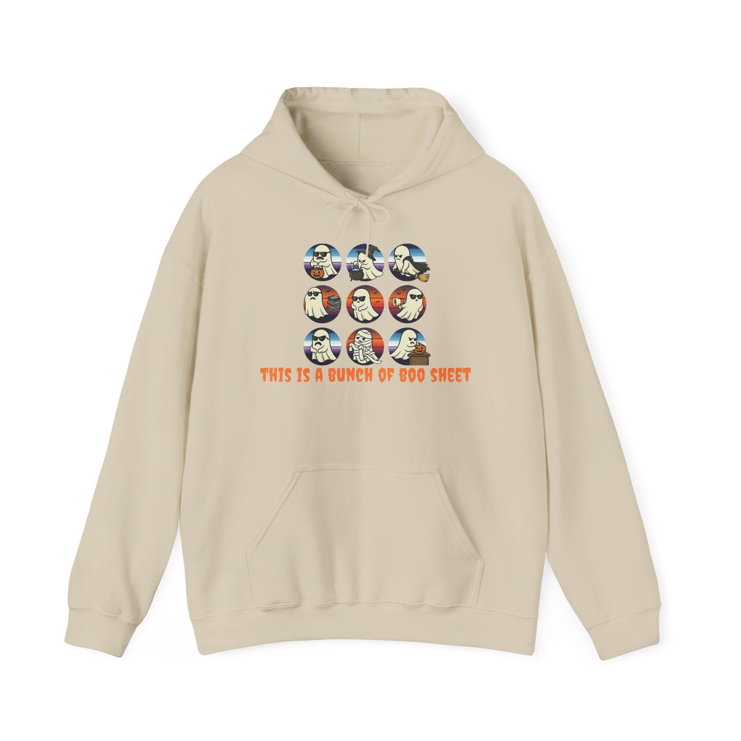 Funny Graphic Hoodie: This Is A Bunch Of Boo Sheet, Humor Sweatshirt, Unisex Pullover, Halloween Gift