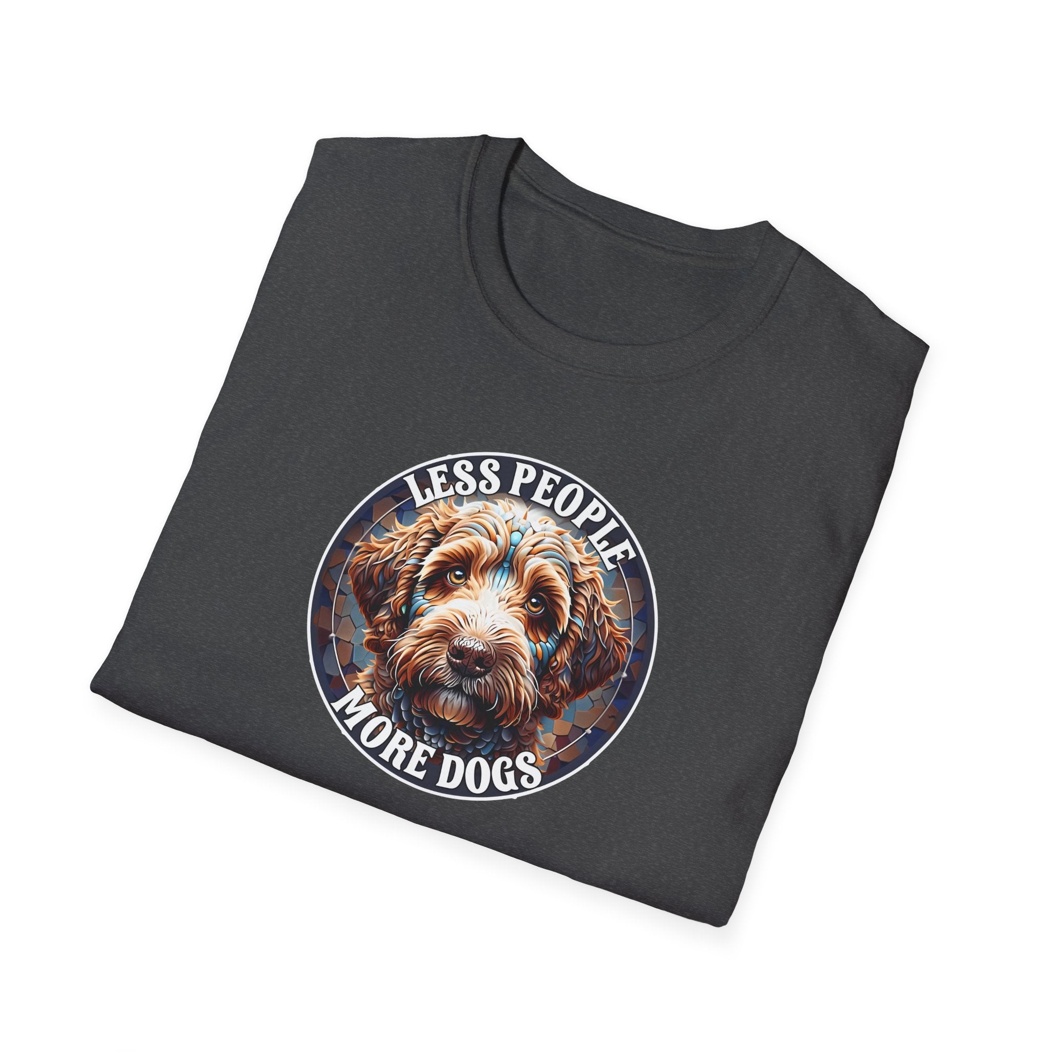 Less People More Dogs, T-Shirt, Funny Dog Lover Tee, Pet Owner Gift, Unisex Animal Shirt, Casual Wear, Doggie Apparel