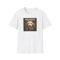 Unisex Dog Lover T-Shirt, Less People More Dogs, Pet Owner Gift, Casual Wear, Birthday Gift, Animal Lover Tee