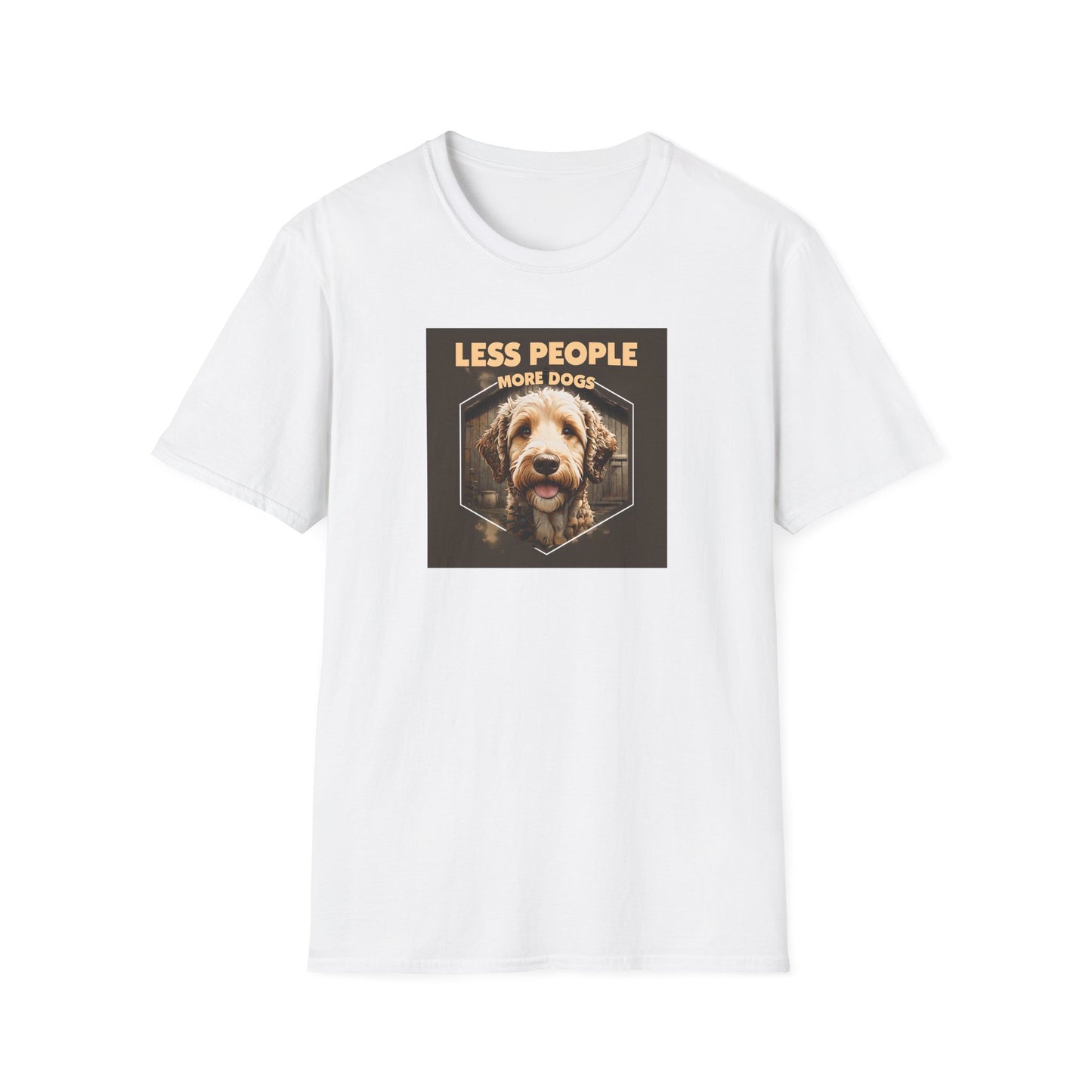 Unisex Dog Lover T-Shirt, Less People More Dogs, Pet Owner Gift, Casual Wear, Birthday Gift, Animal Lover Tee