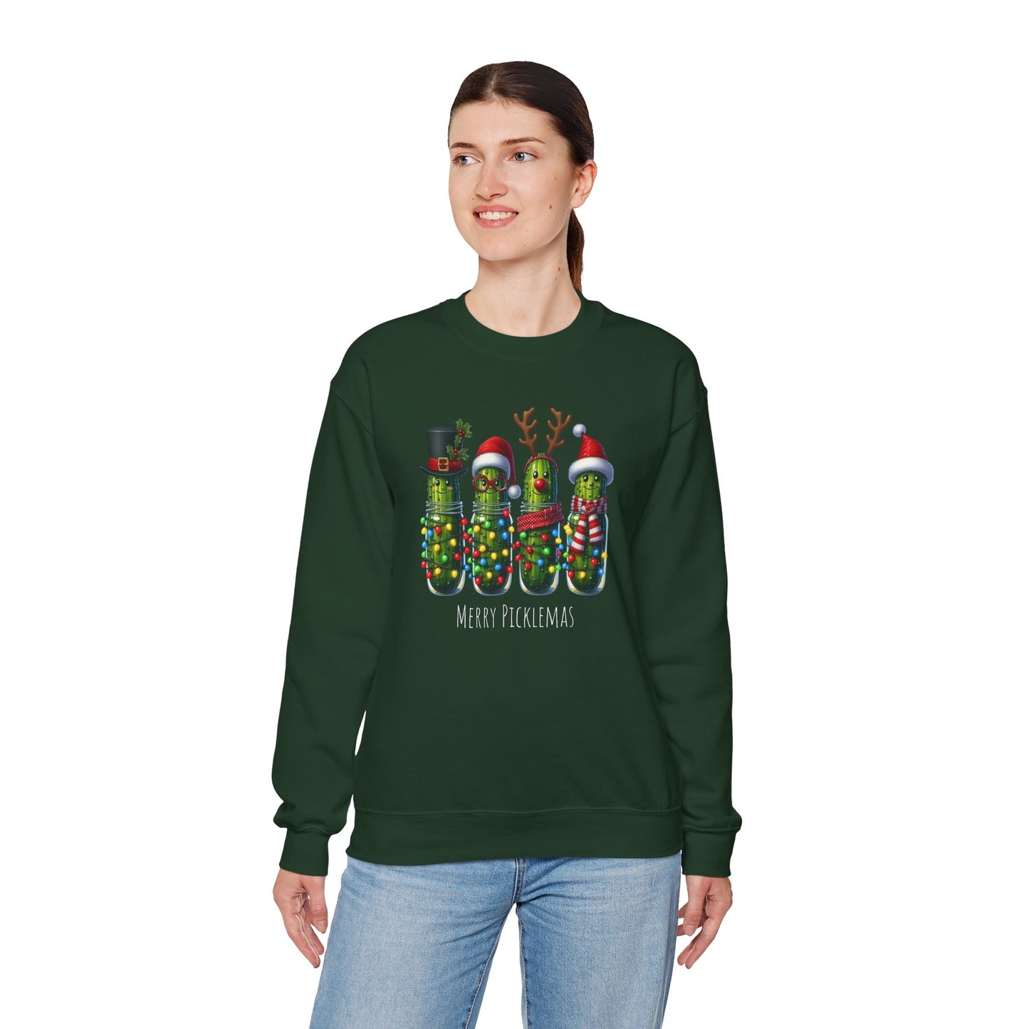 Christmas Is A Big Dill: Ugly Sweater: Holiday Cheer, Funny Gift for Pickle Lovers, Christmas Apparel
