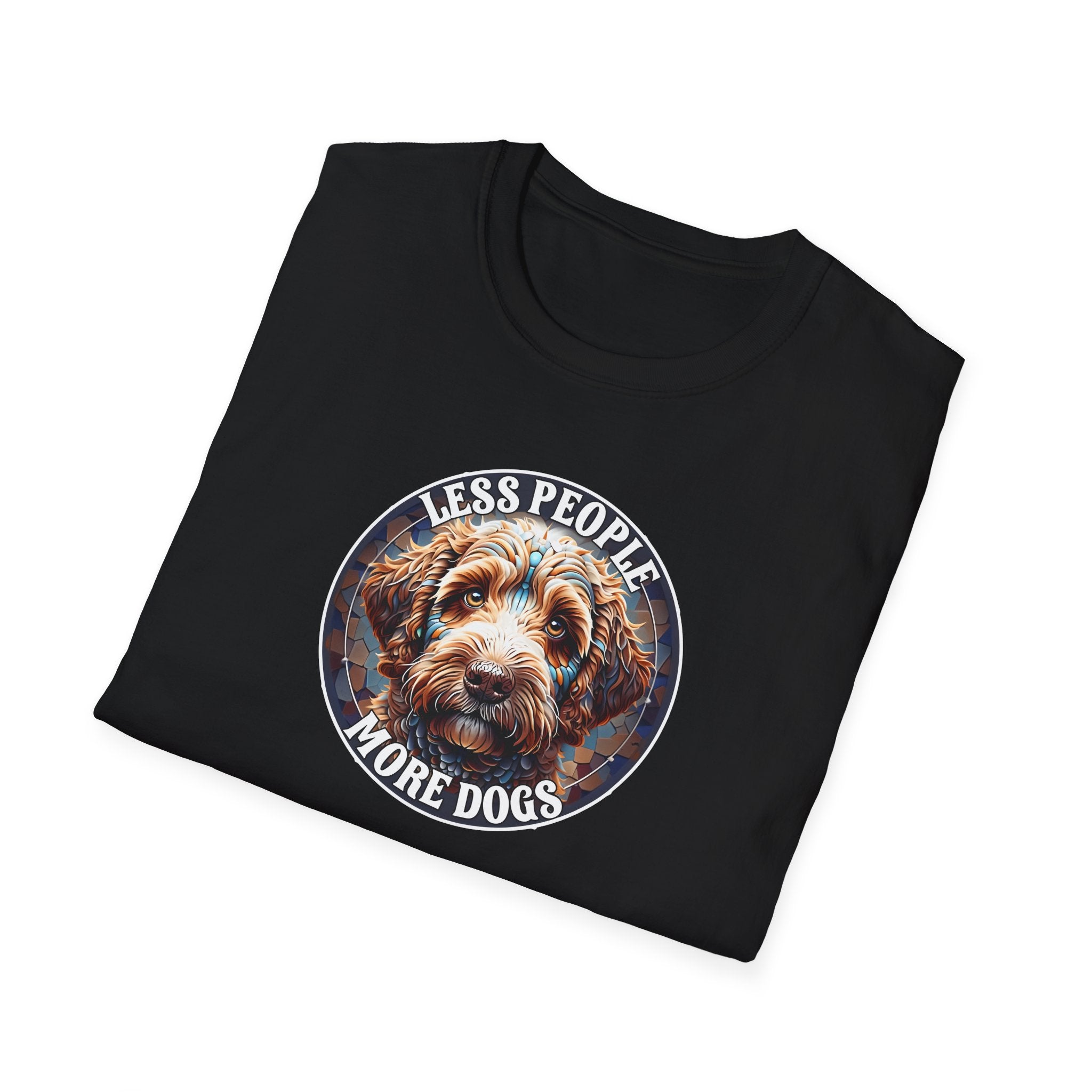 Less People More Dogs, T-Shirt, Funny Dog Lover Tee, Pet Owner Gift, Unisex Animal Shirt, Casual Wear, Doggie Apparel