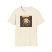 Unisex Dog Lover T-Shirt, Less People More Dogs, Pet Owner Gift, Casual Wear, Birthday Gift, Animal Lover Tee