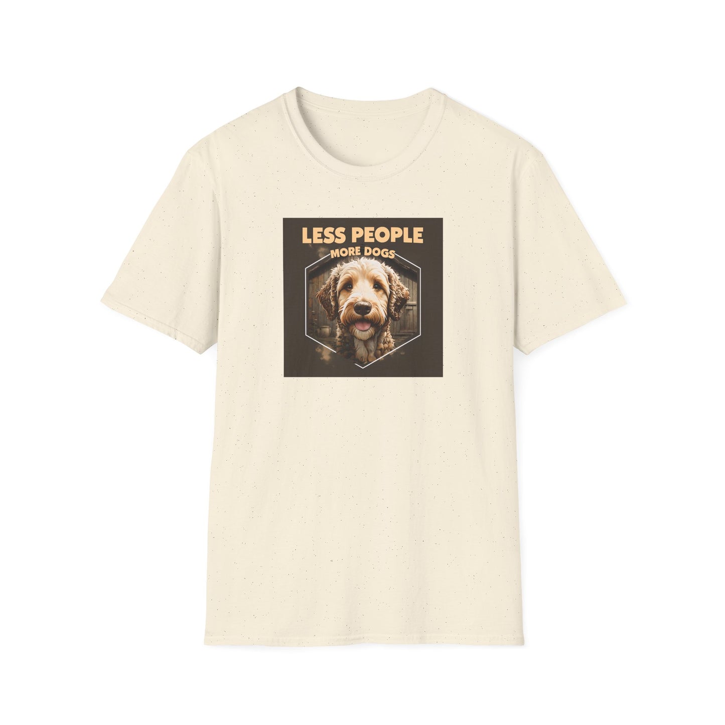 Unisex Dog Lover T-Shirt, Less People More Dogs, Pet Owner Gift, Casual Wear, Birthday Gift, Animal Lover Tee
