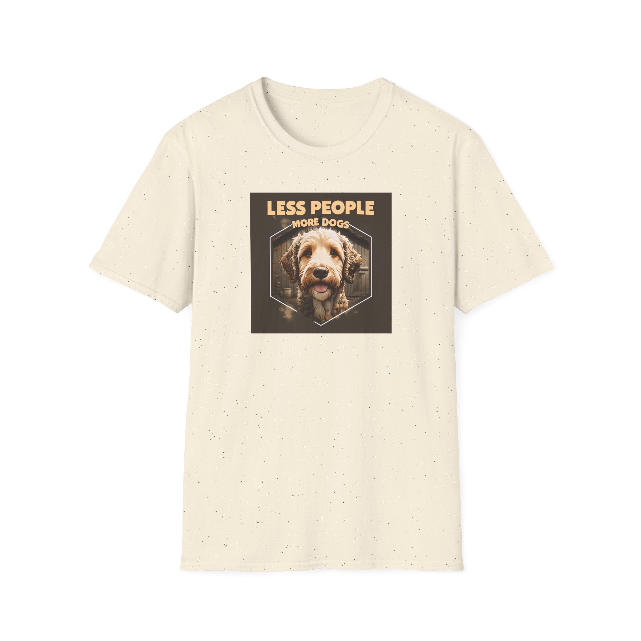 Unisex Dog Lover T-Shirt, Less People More Dogs, Pet Owner Gift, Casual Wear, Birthday Gift, Animal Lover Tee