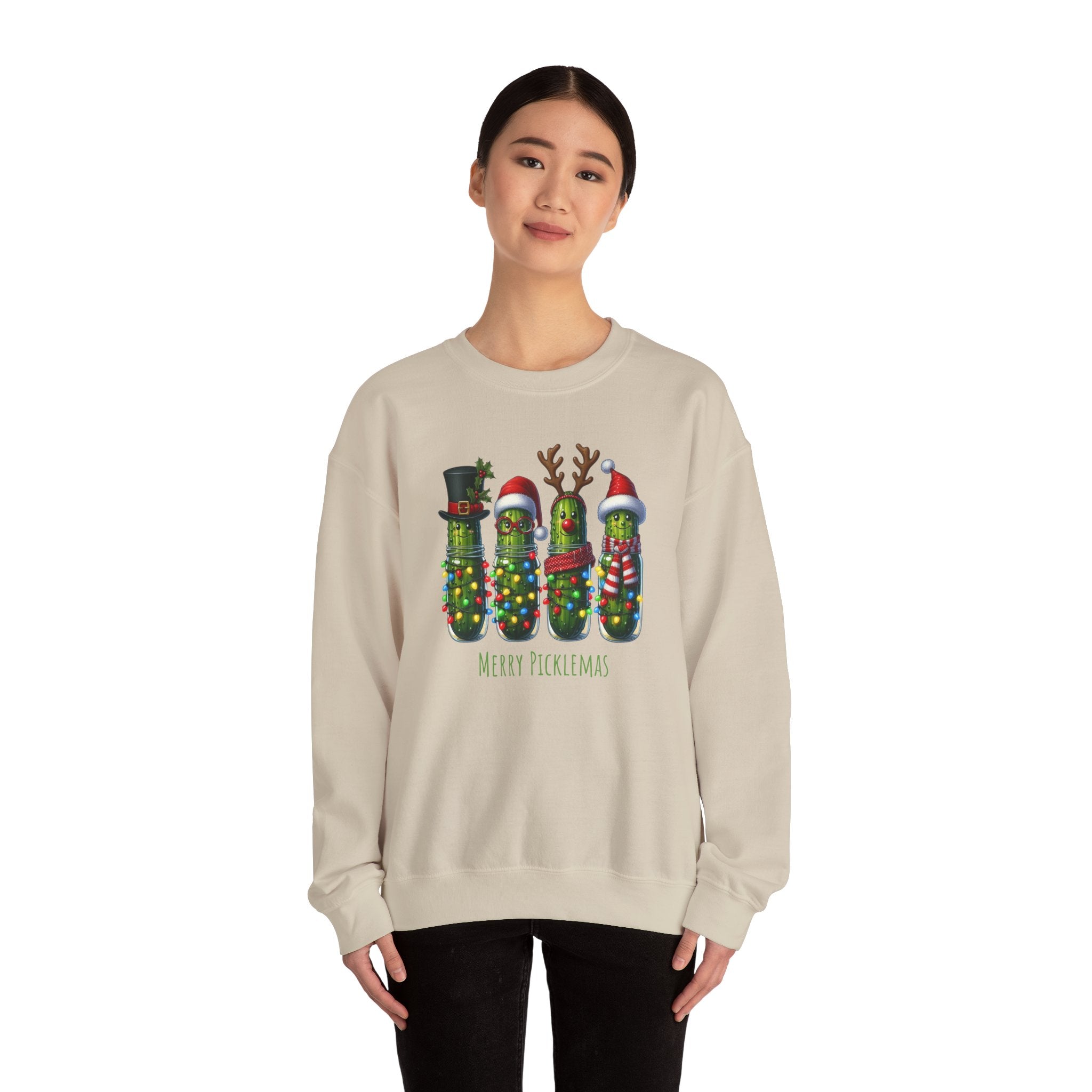 Christmas Is A Big Dill: Ugly Sweater: Holiday Cheer, Funny Gift for Pickle Lovers, Christmas Apparel