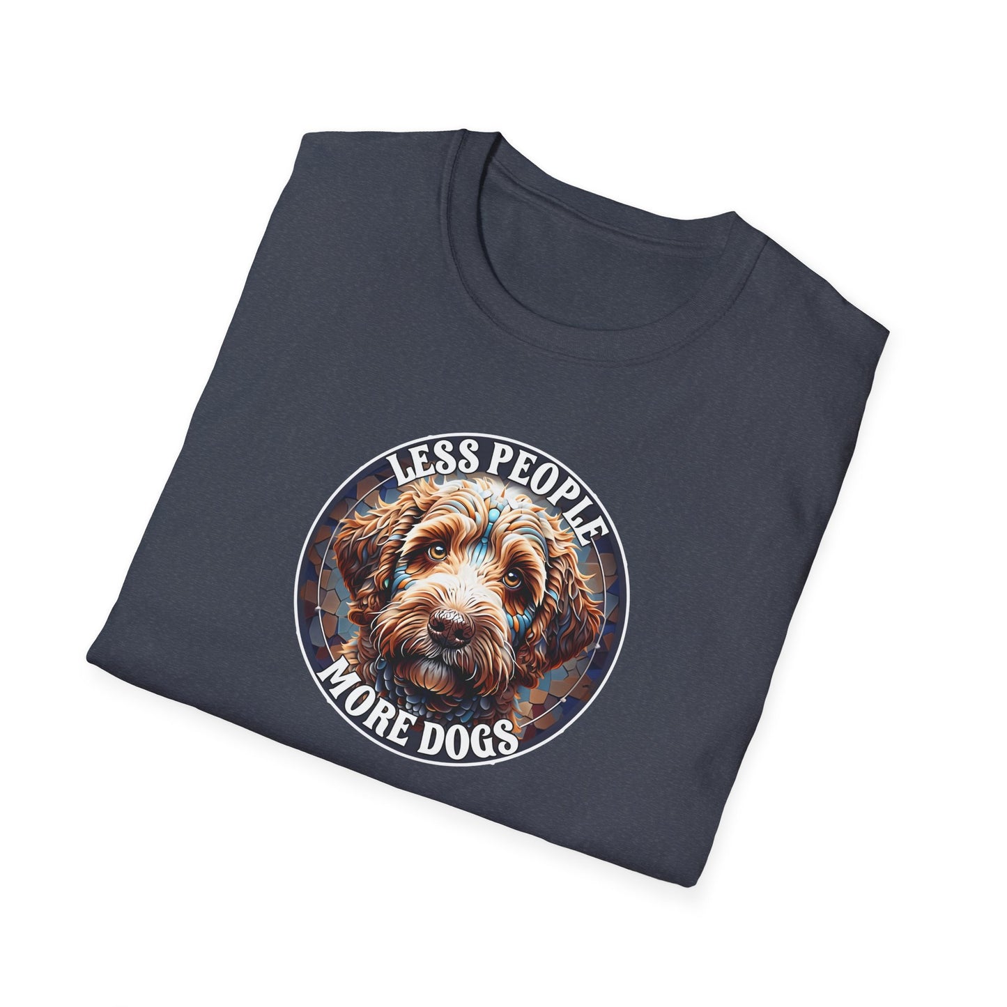 Less People More Dogs, T-Shirt, Funny Dog Lover Tee, Pet Owner Gift, Unisex Animal Shirt, Casual Wear, Doggie Apparel