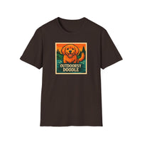 Outdoorsy Doodle, Adventure Dog T-Shirt, Pet Lover Gift, Casual Wear, Nature Lover Tee, Dog Owner Apparel, Doodle Art Shirt