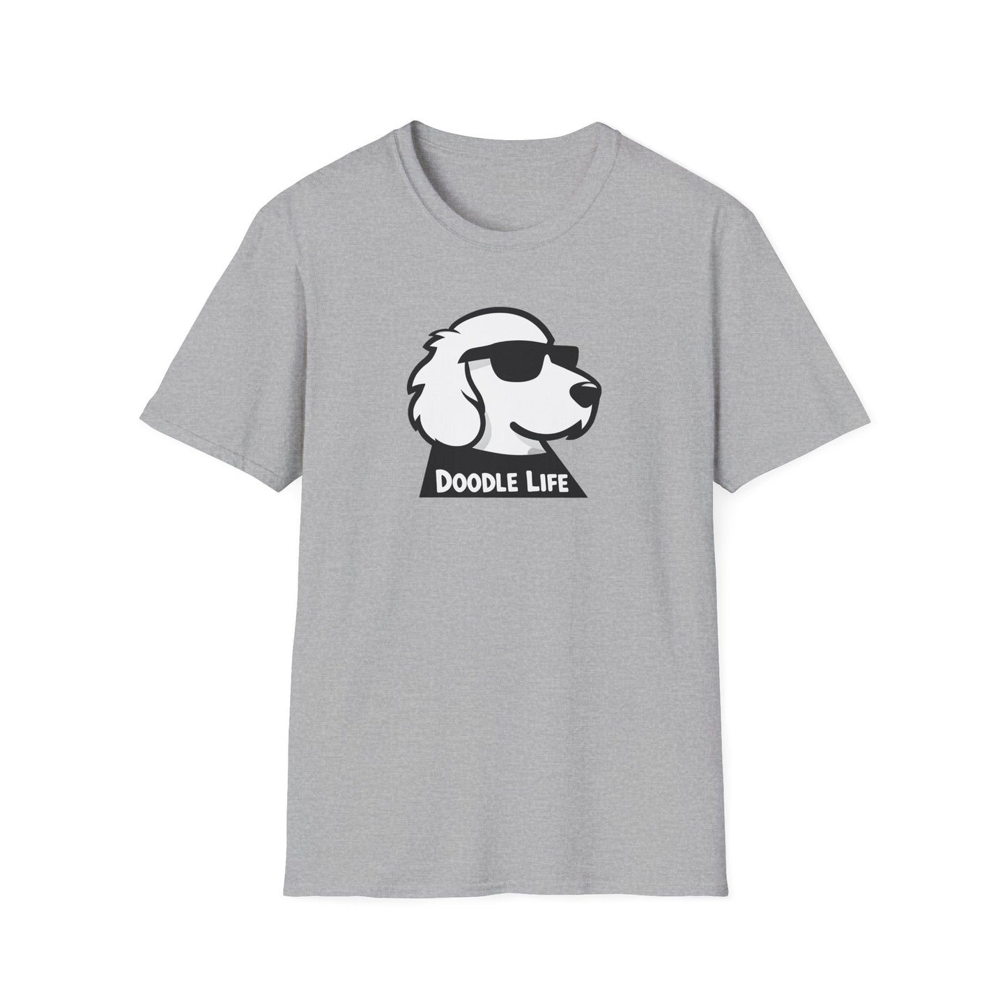 Doodle Life Unisex Softstyle T-Shirt, Dog Lover Gift, Pet Owner Apparel, Funny T-Shirt