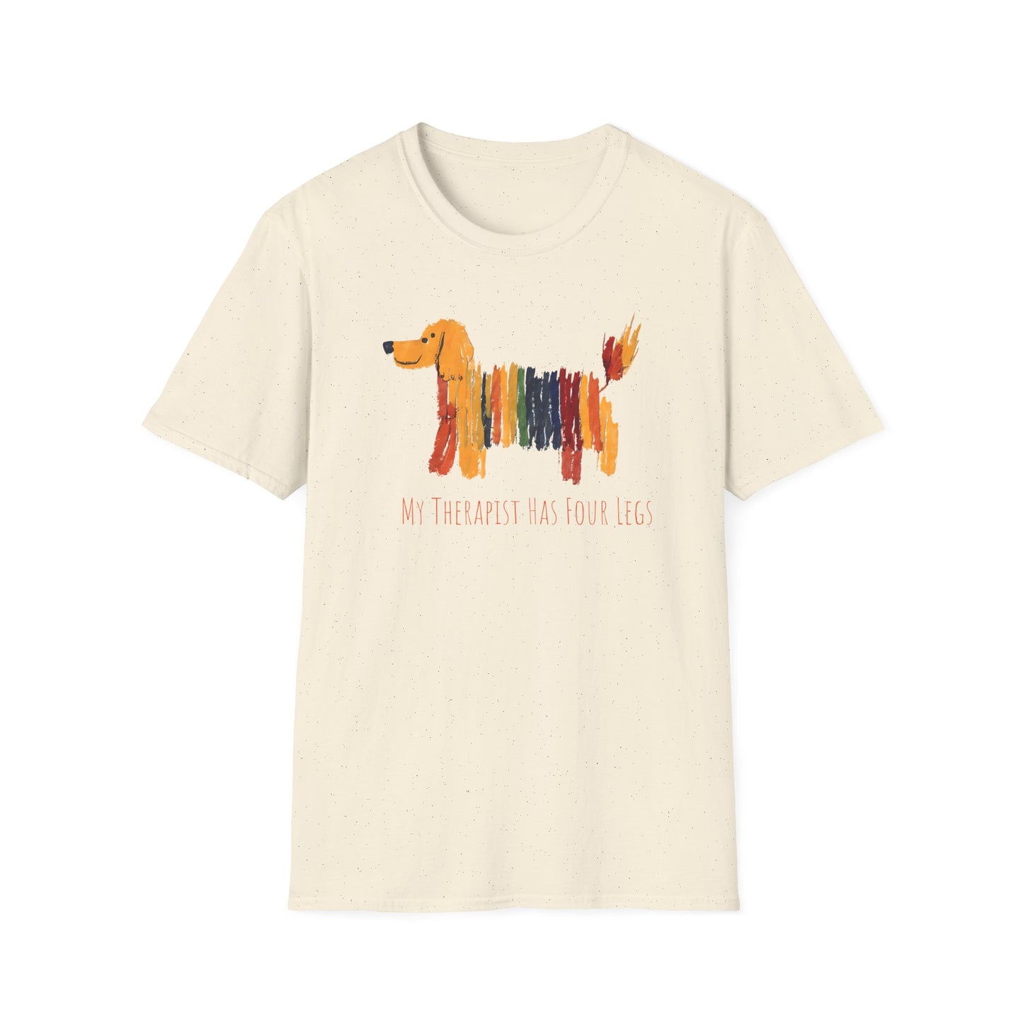 My Therapist Has Four Legs, Dog Therapy Unisex T-Shirt, Gift for Dog Lovers, Pet Therapy Tee, Animal Lover Apparel, Cute Dog Shirt