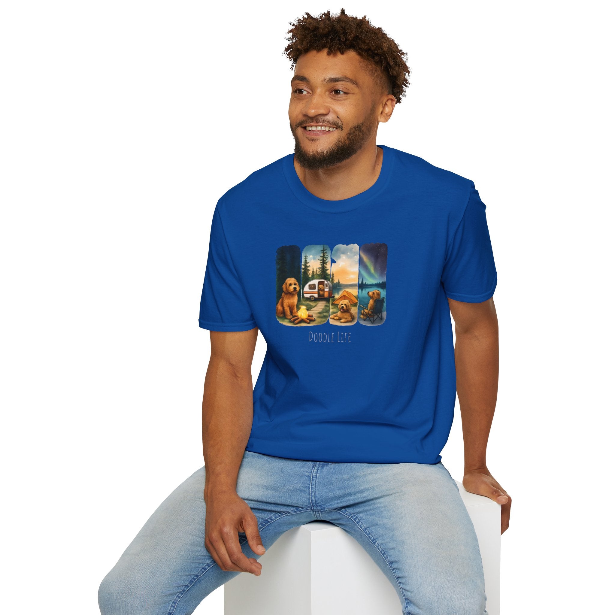 Doodle Life. Travel Dog Lover T-Shirt, Cute Pet Camping Tee, Adventure Shirt, Gifts for Dog Owners, Doodle Travel T-Shirt