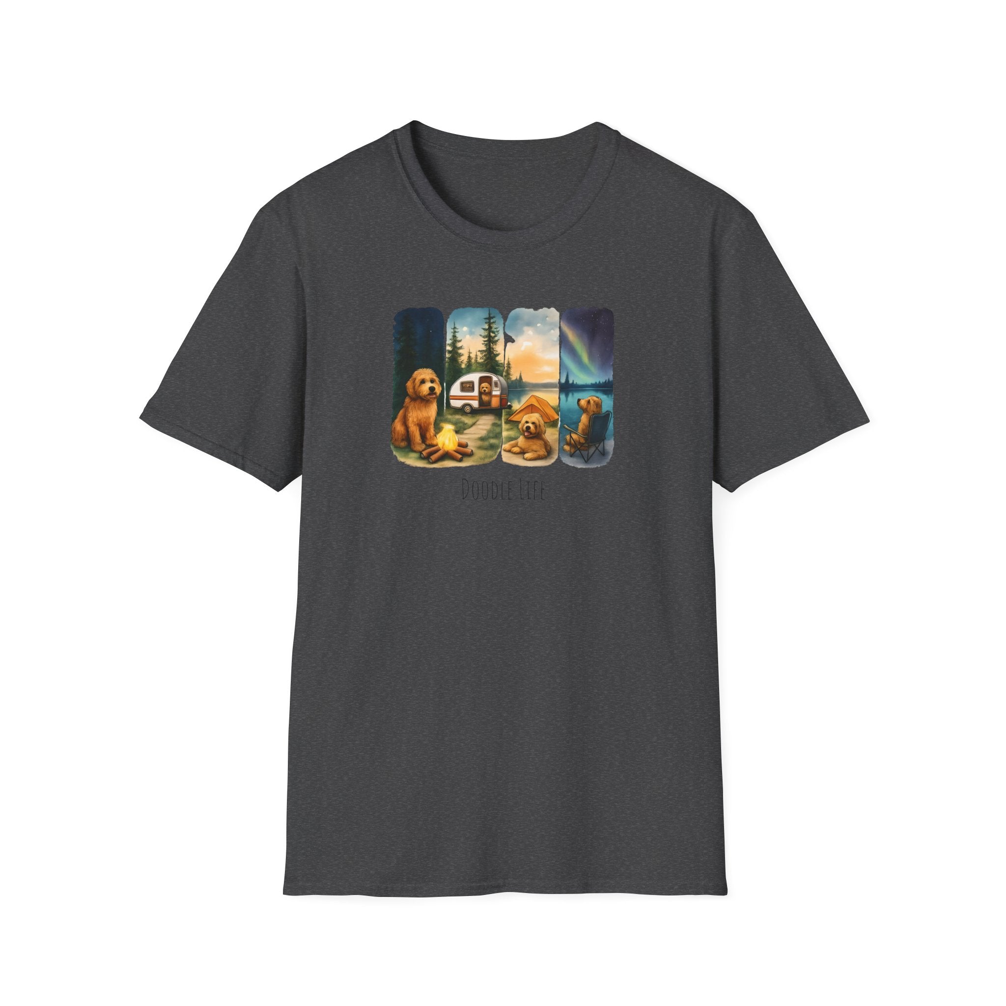 Doodle Life. Travel Dog Lover T-Shirt, Cute Pet Camping Tee, Adventure Shirt, Gifts for Dog Owners, Doodle Travel T-Shirt