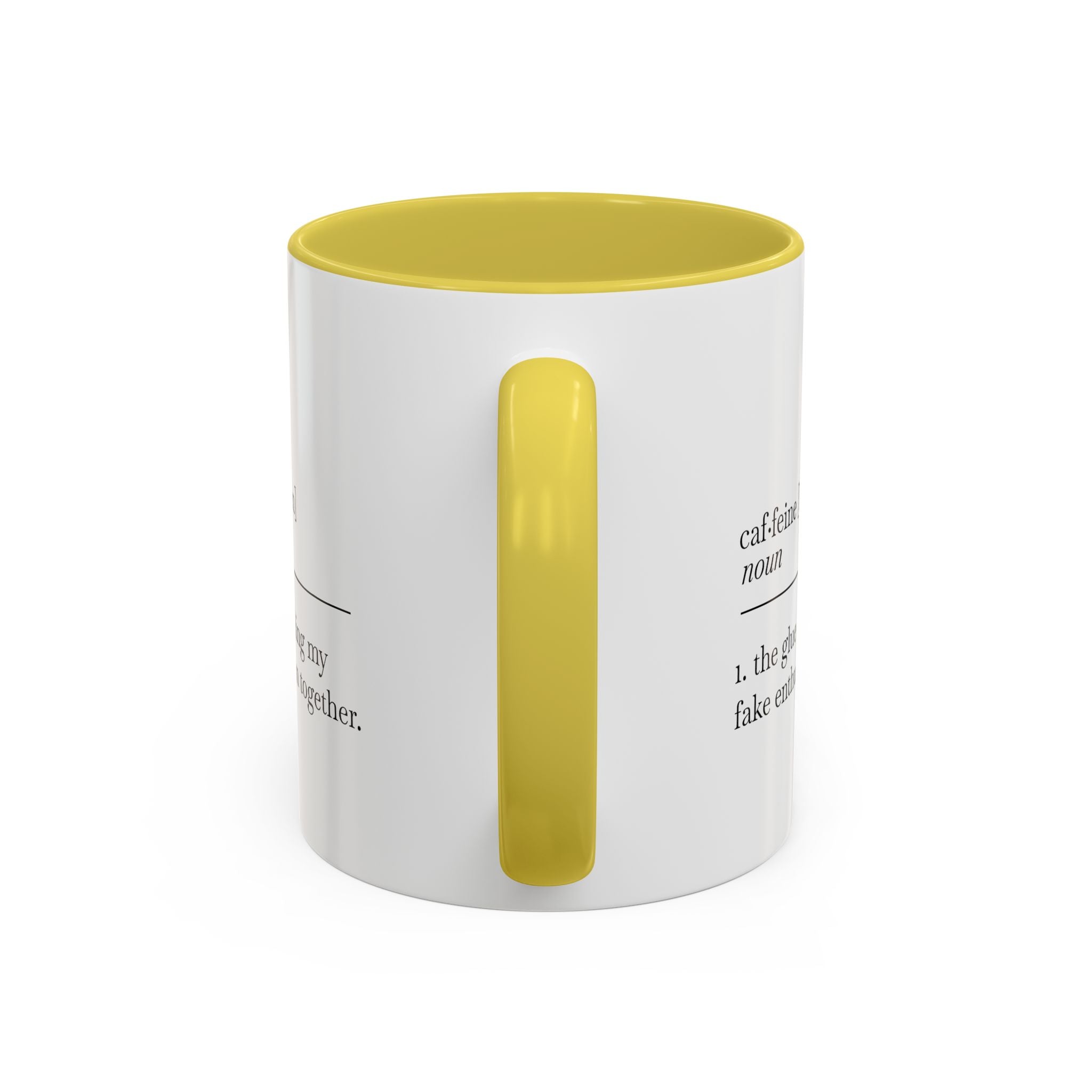 Motivational Coffee Mug - "Caf.feine" - 11oz & 15oz