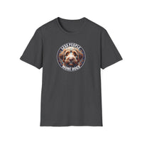 Less People More Dogs, T-Shirt, Funny Dog Lover Tee, Pet Owner Gift, Unisex Animal Shirt, Casual Wear, Doggie Apparel
