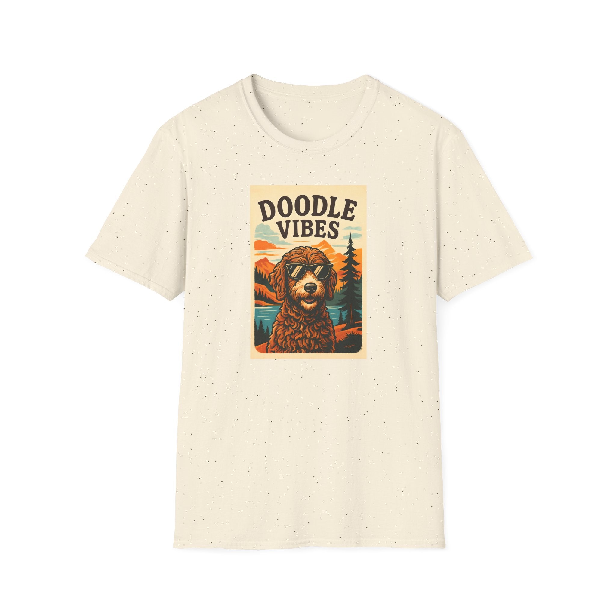 Doodle Vibes. Unisex T-Shirt, Funny Dog Tee, Gift for Pet Lovers, Casual Wear, Dog Enthusiast Shirt, Summer Fashion