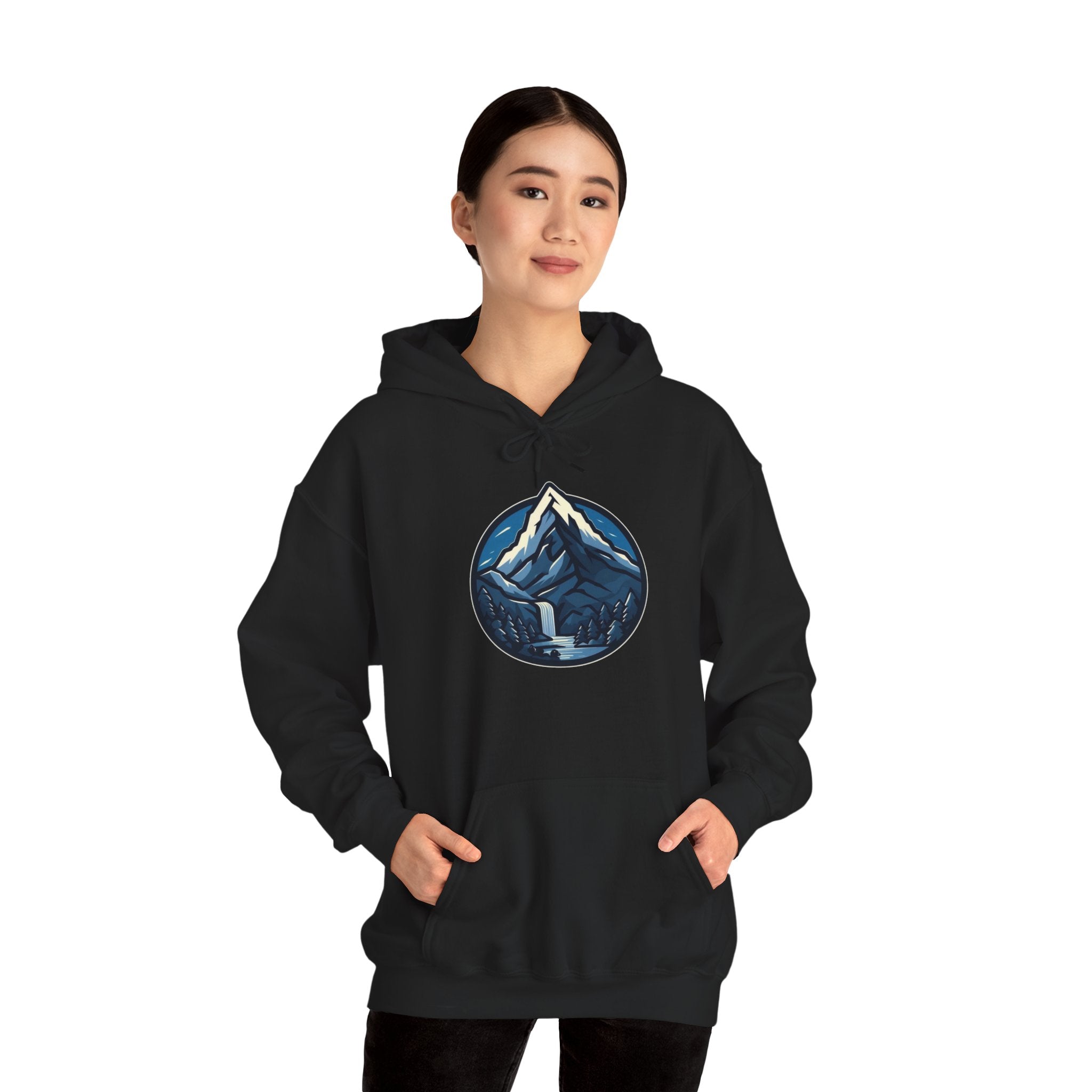 Blue Mountain Waterfall Hoodie