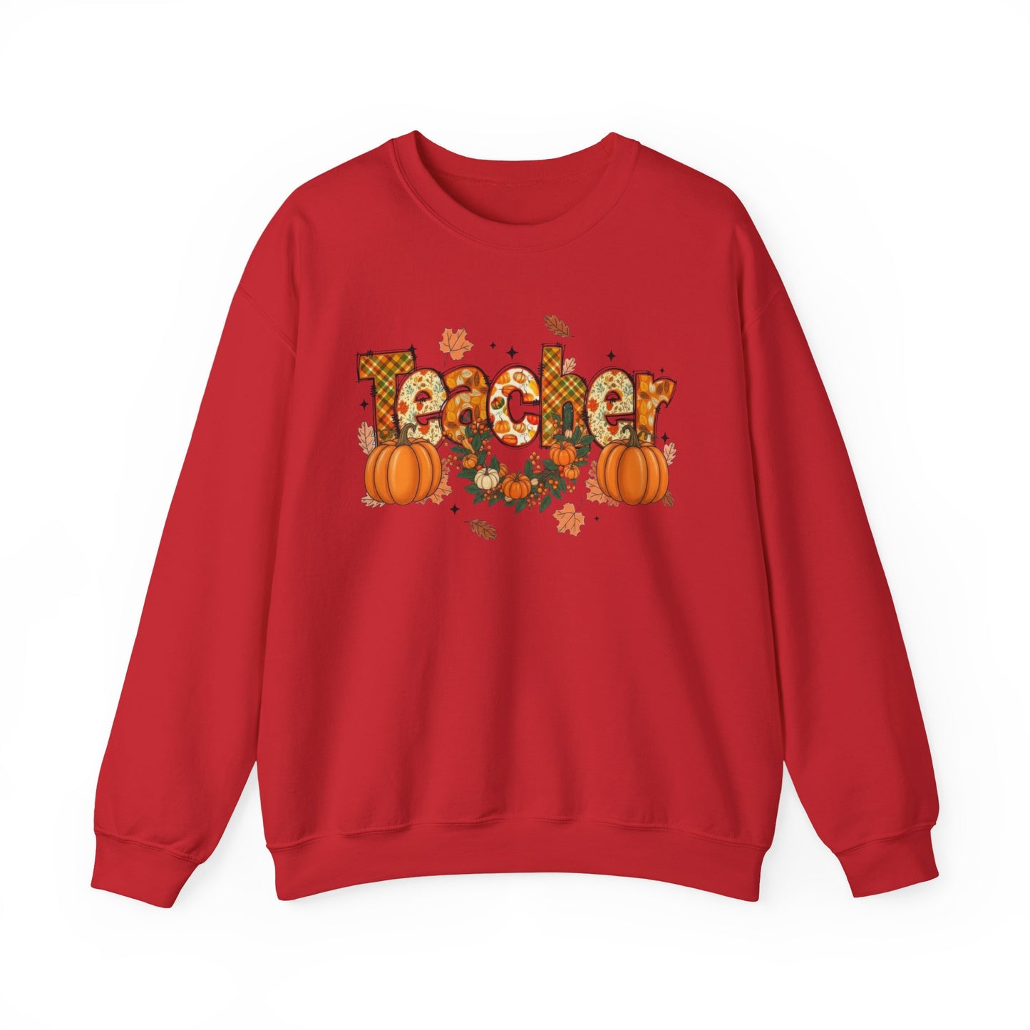 Festive Teacher Sweatshirt, Cozy Fall Apparel, Thanksgiving Gift, Pumpkin Sweater, Autumn Fashion, Teacher Appreciation