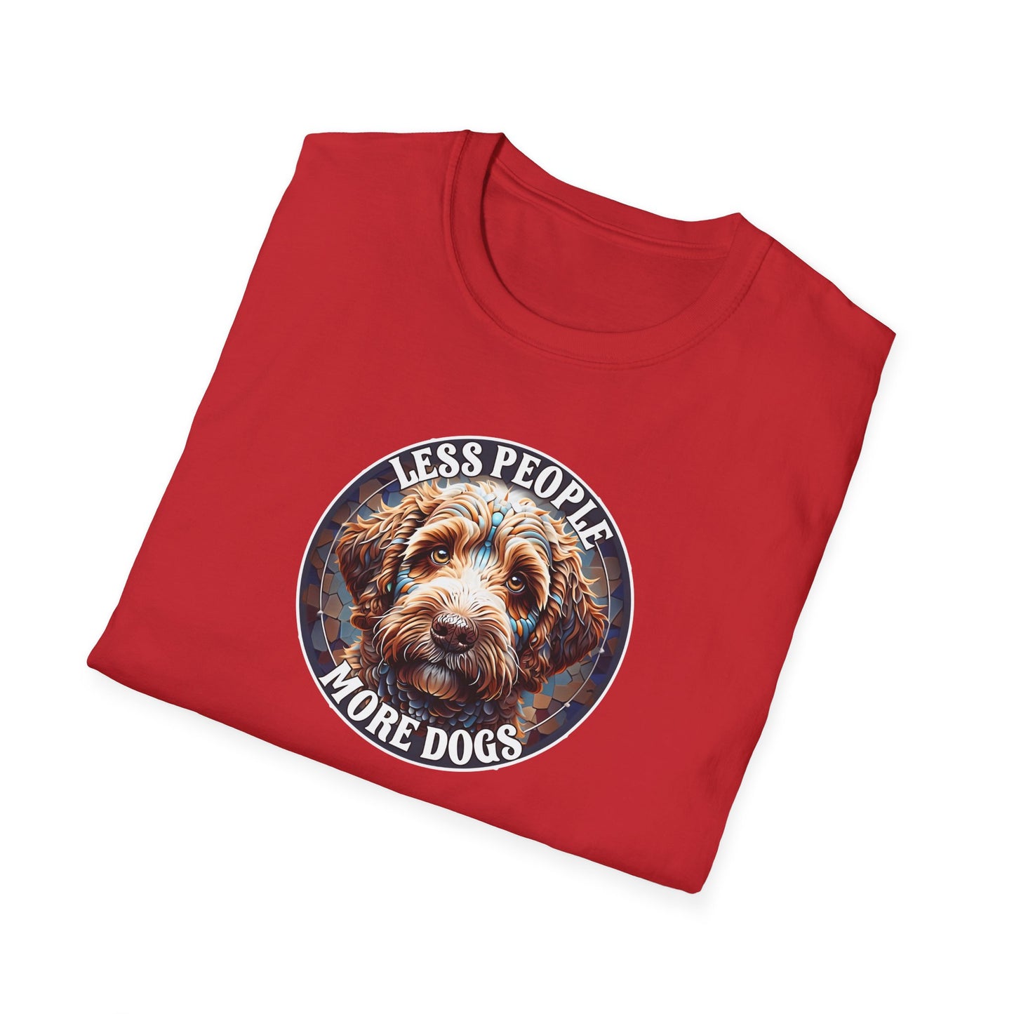 Less People More Dogs, T-Shirt, Funny Dog Lover Tee, Pet Owner Gift, Unisex Animal Shirt, Casual Wear, Doggie Apparel