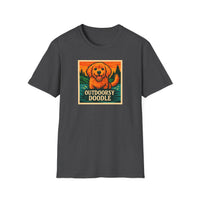 Outdoorsy Doodle, Adventure Dog T-Shirt, Pet Lover Gift, Casual Wear, Nature Lover Tee, Dog Owner Apparel, Doodle Art Shirt