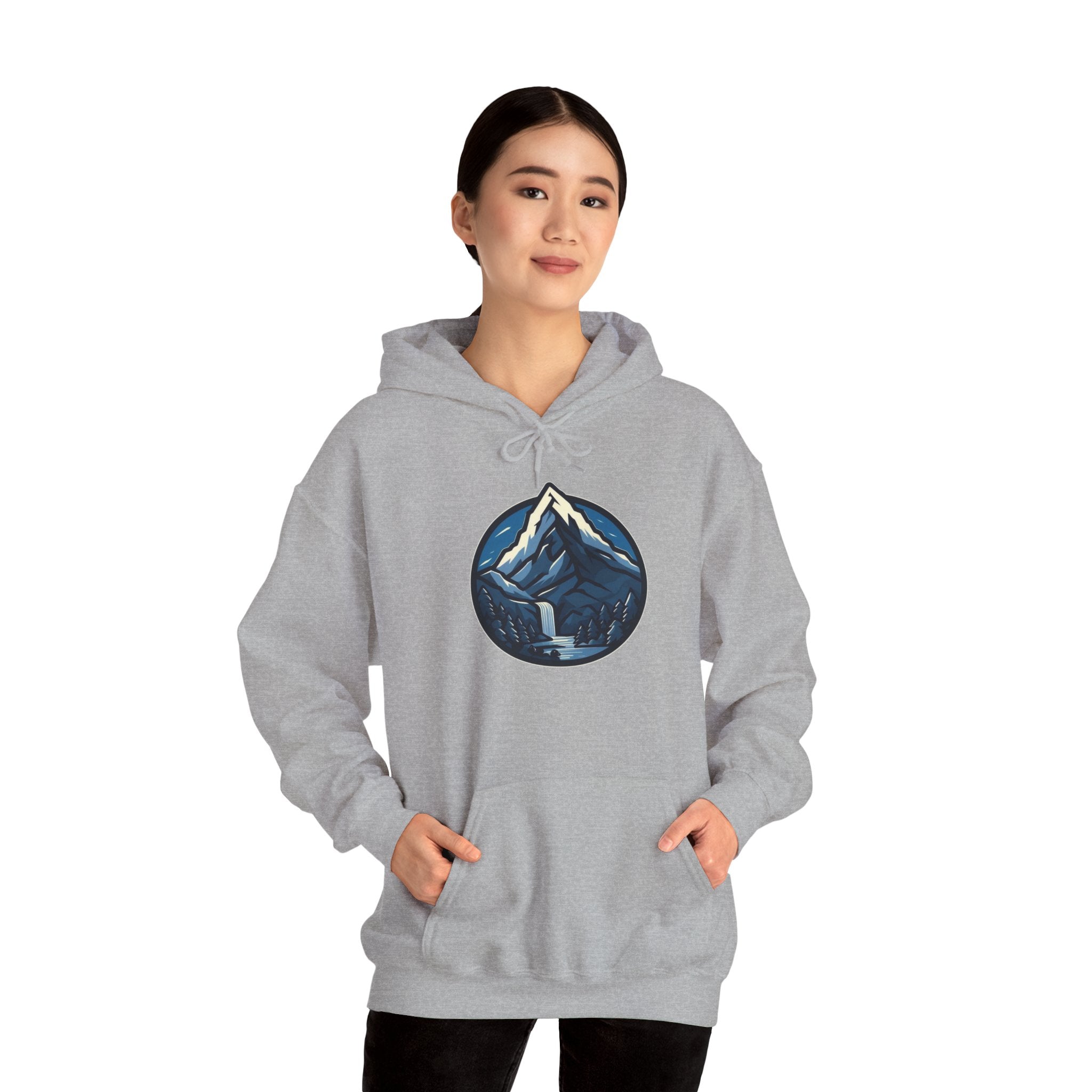 Blue Mountain Waterfall Hoodie