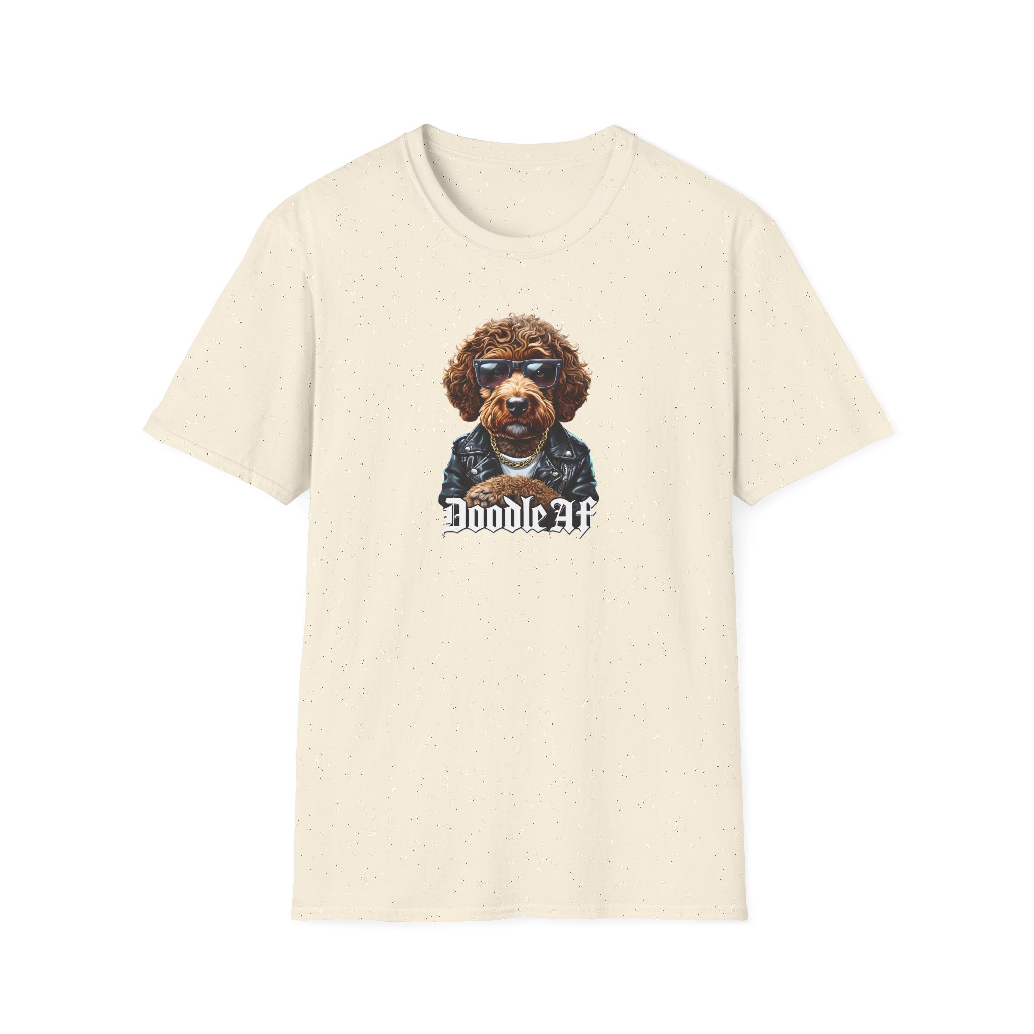 Doodle AF, Cool Doodle Dog Unisex T-Shirt, Pet Lover Gift, Dog Apparel, Dog Mom, Funny Animal Tee