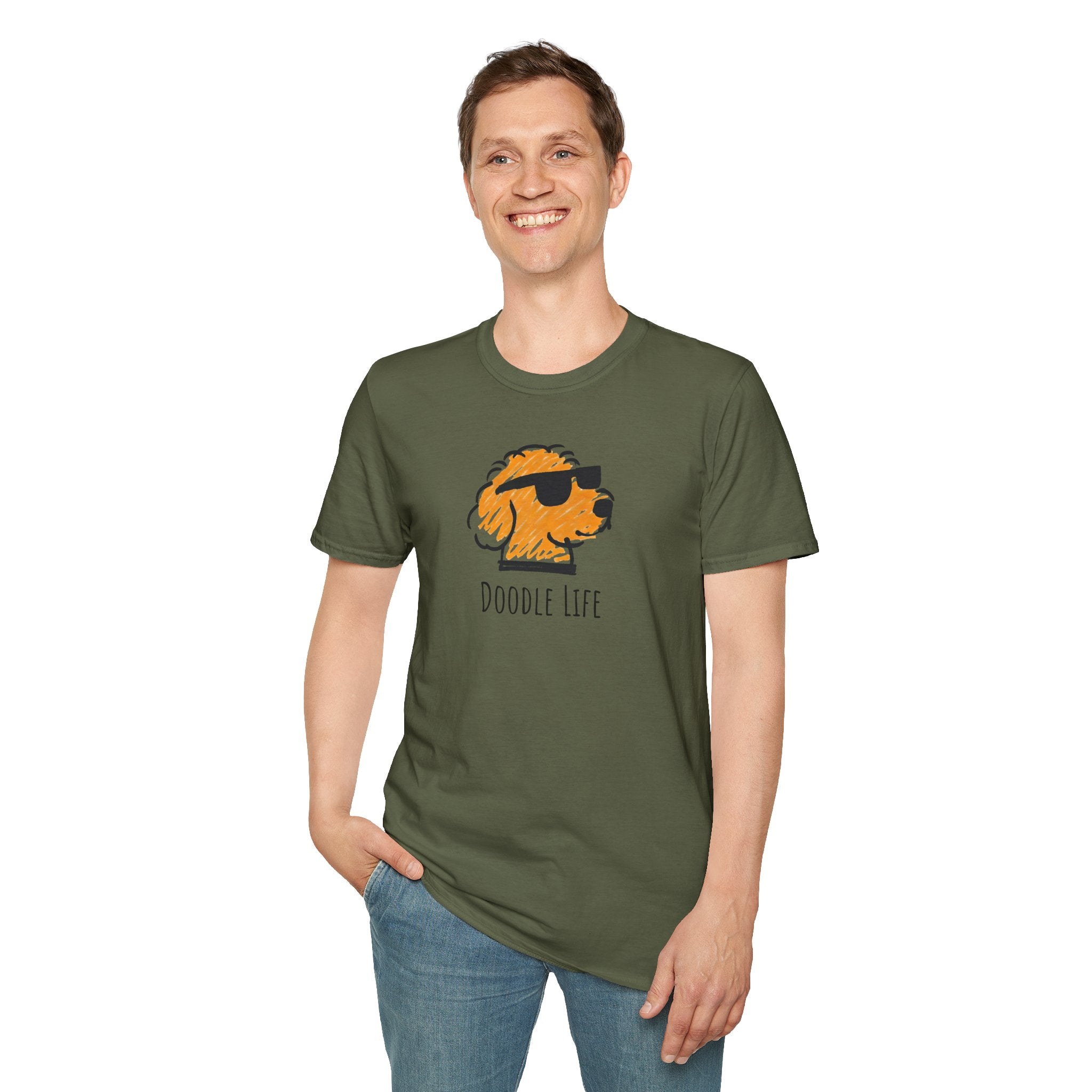 Doodle Life Unisex Softstyle T-Shirt - Pet Lover Tee, Gift for Dog Owners