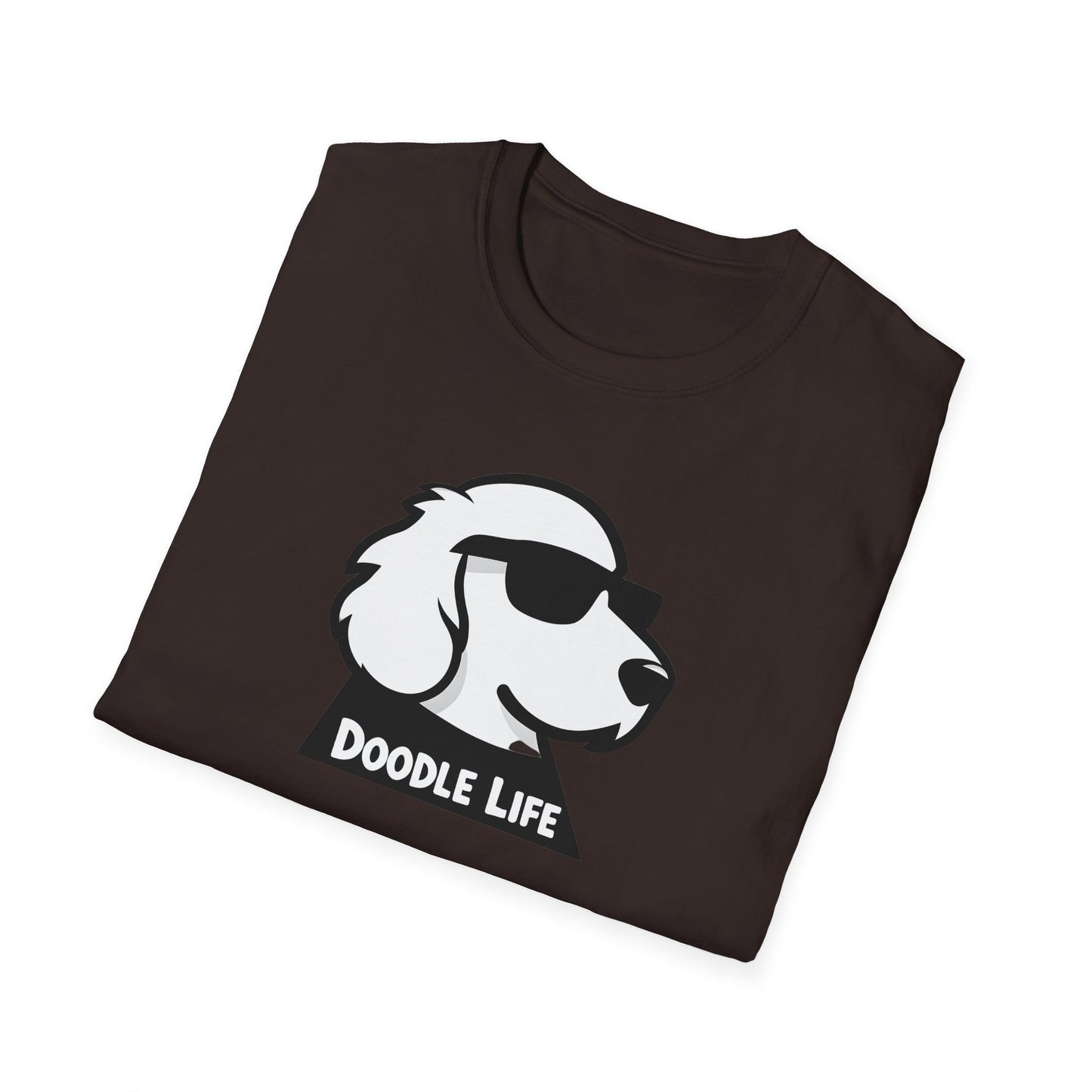 Doodle Life Unisex Softstyle T-Shirt, Dog Lover Gift, Pet Owner Apparel, Funny T-Shirt