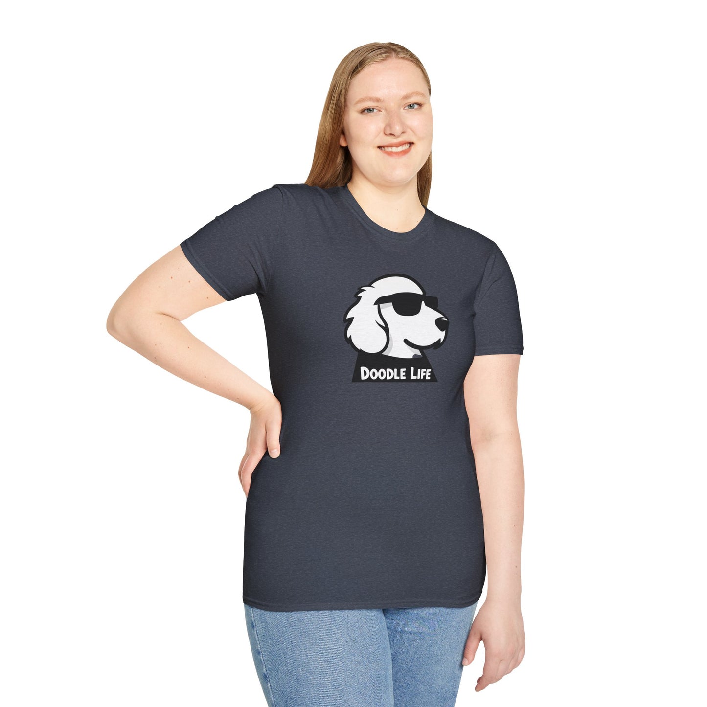 Doodle Life Unisex Softstyle T-Shirt, Dog Lover Gift, Pet Owner Apparel, Funny T-Shirt