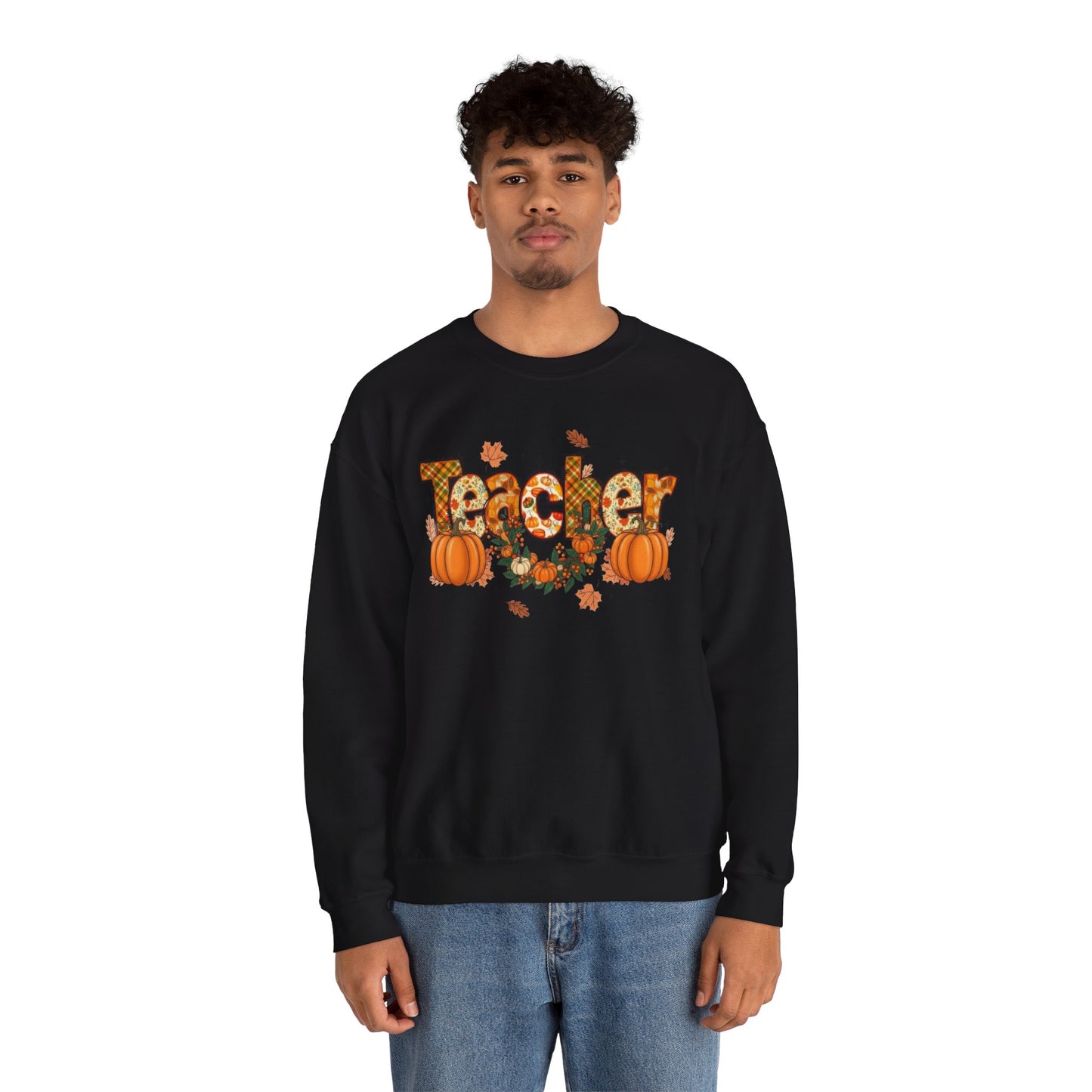 Festive Teacher Sweatshirt, Cozy Fall Apparel, Thanksgiving Gift, Pumpkin Sweater, Autumn Fashion, Teacher Appreciation