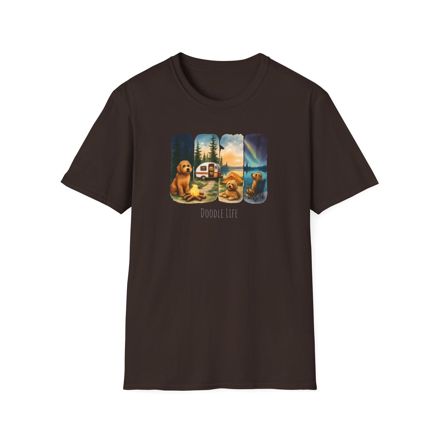 Doodle Life. Travel Dog Lover T-Shirt, Cute Pet Camping Tee, Adventure Shirt, Gifts for Dog Owners, Doodle Travel T-Shirt