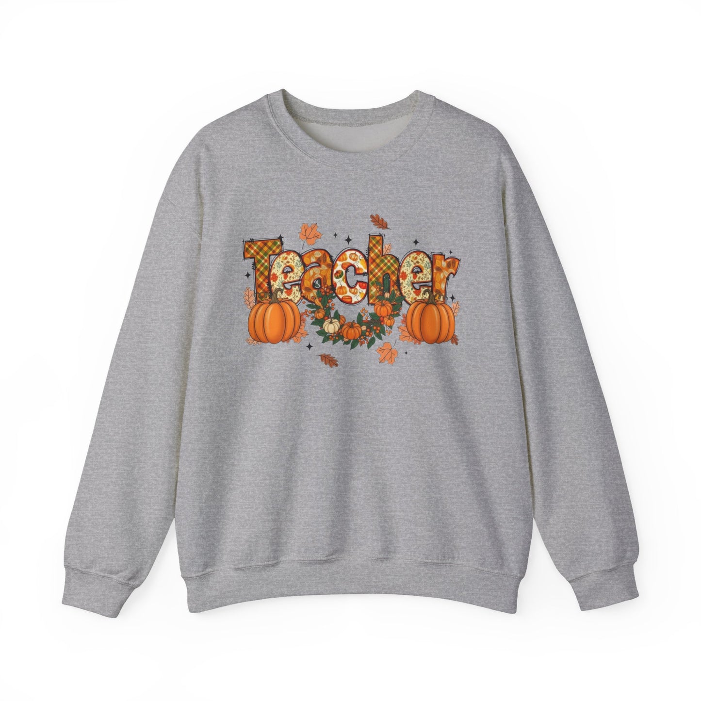 Festive Teacher Sweatshirt, Cozy Fall Apparel, Thanksgiving Gift, Pumpkin Sweater, Autumn Fashion, Teacher Appreciation