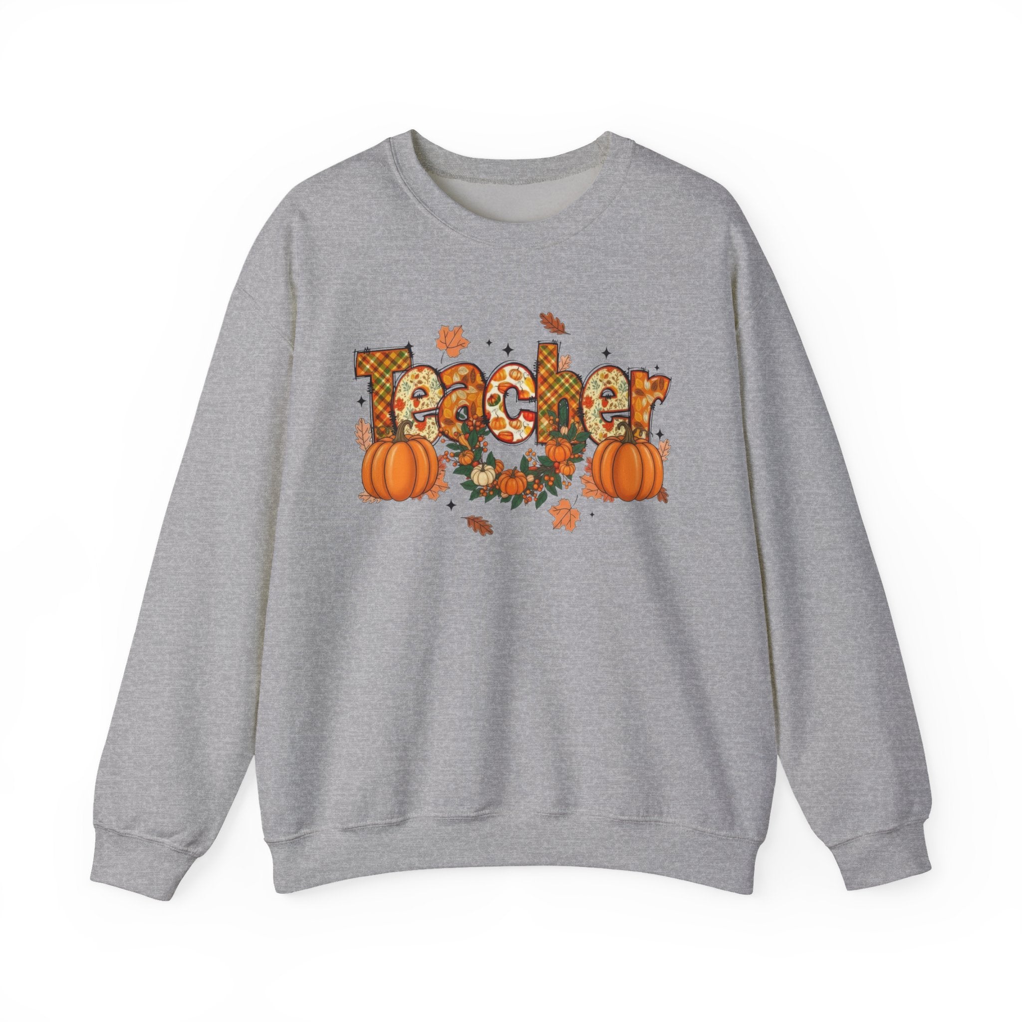 Festive Teacher Sweatshirt, Cozy Fall Apparel, Thanksgiving Gift, Pumpkin Sweater, Autumn Fashion, Teacher Appreciation