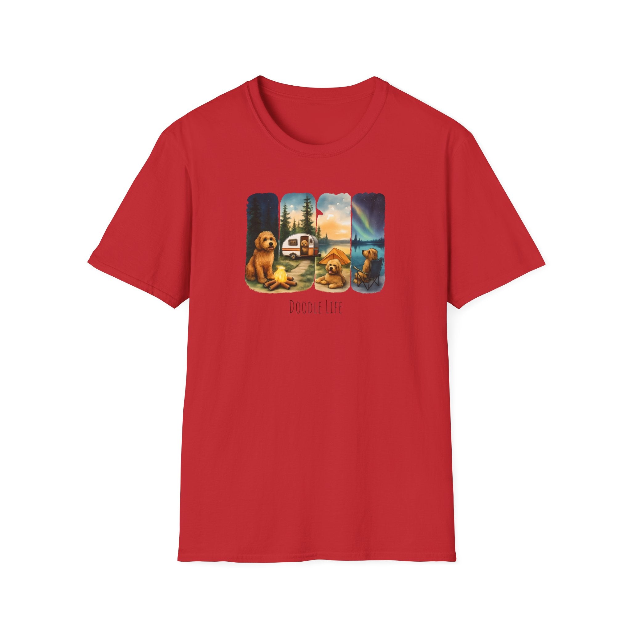 Doodle Life. Travel Dog Lover T-Shirt, Cute Pet Camping Tee, Adventure Shirt, Gifts for Dog Owners, Doodle Travel T-Shirt
