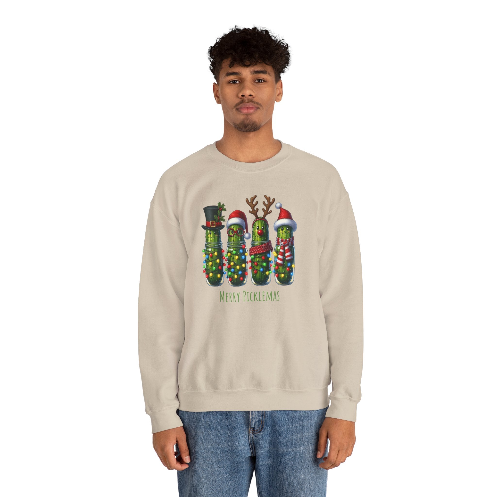 Christmas Is A Big Dill: Ugly Sweater: Holiday Cheer, Funny Gift for Pickle Lovers, Christmas Apparel