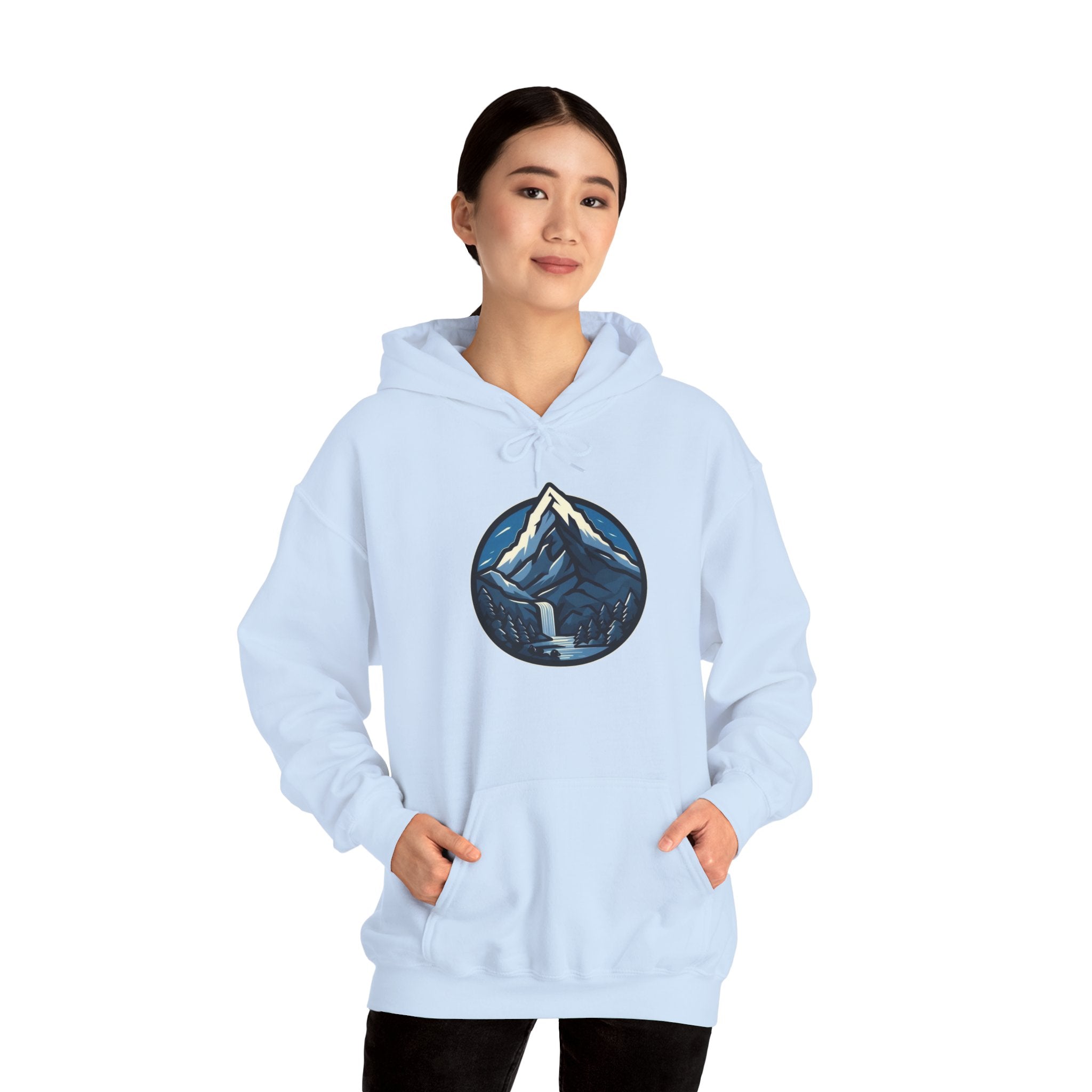 Blue Mountain Waterfall Hoodie