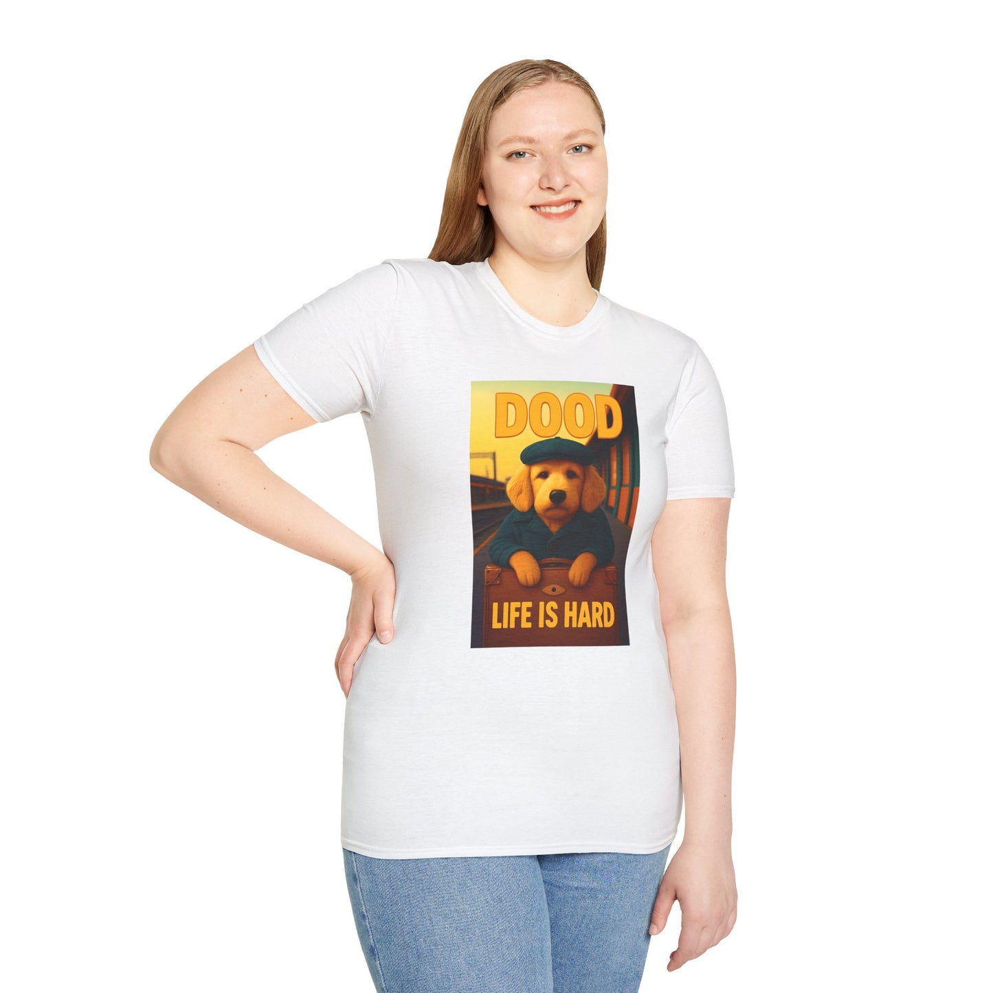 Dood Life is Hard T-Shirt, Funny Pet Tee, Unisex Graphic Shirt, Casual Wear Gift, Dog Lover Apparel