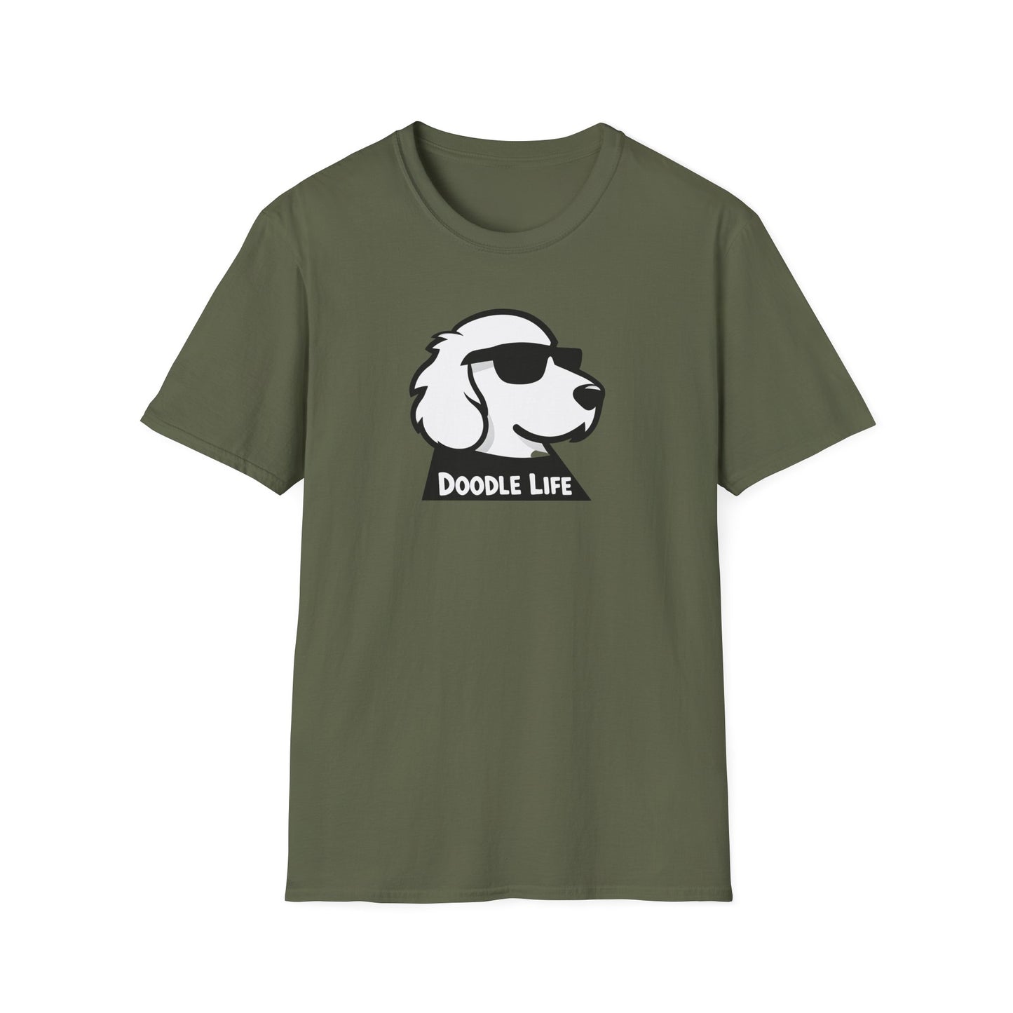 Doodle Life Unisex Softstyle T-Shirt, Dog Lover Gift, Pet Owner Apparel, Funny T-Shirt