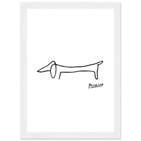 Pablo Picasso Dachshund Dog (Lump) Artwork Poster
