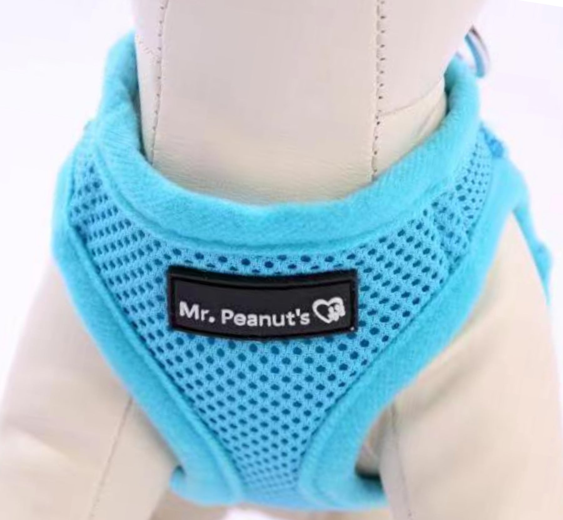 Mr. Peanut's PupTrek Harness and Leash Set,  Small Dog/Cat Soft Mesh Step In Harness Vest