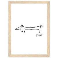 Pablo Picasso Dachshund Dog (Lump) Artwork Poster