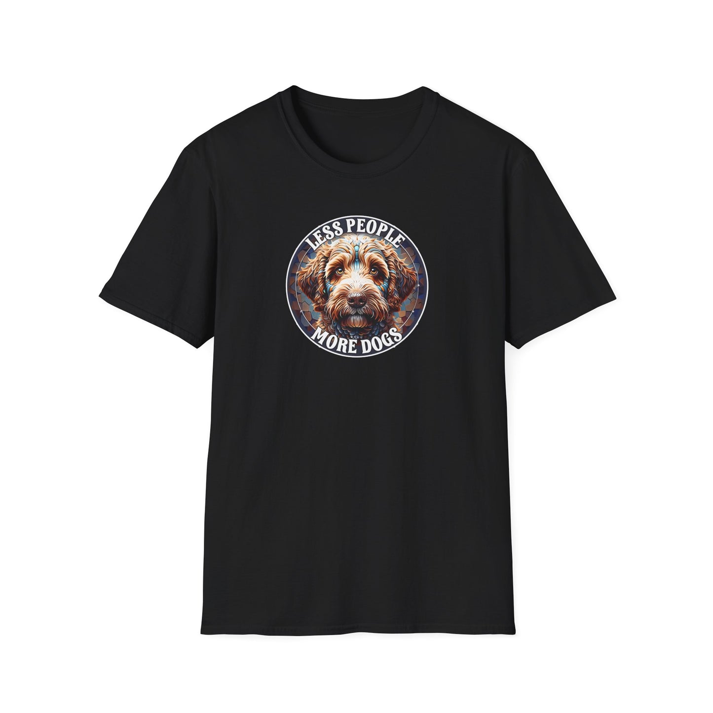 Less People More Dogs, T-Shirt, Funny Dog Lover Tee, Pet Owner Gift, Unisex Animal Shirt, Casual Wear, Doggie Apparel