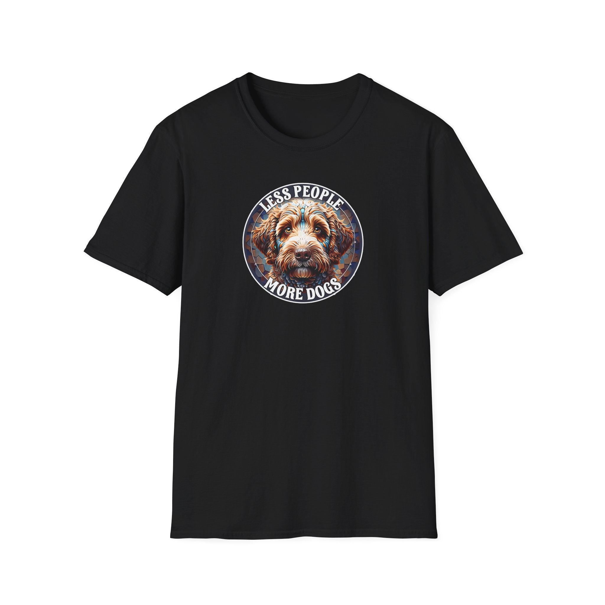 Less People More Dogs, T-Shirt, Funny Dog Lover Tee, Pet Owner Gift, Unisex Animal Shirt, Casual Wear, Doggie Apparel