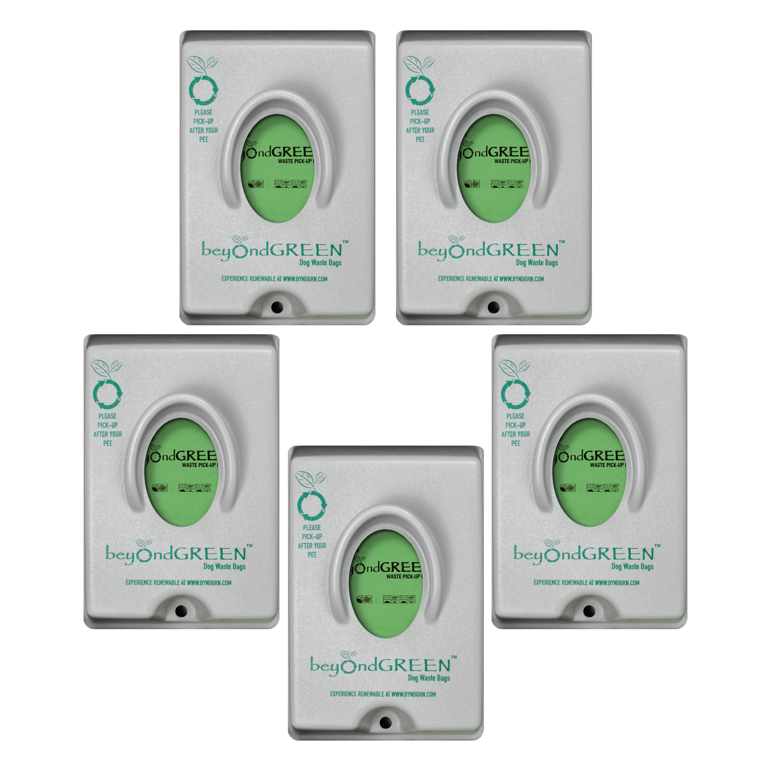 Single-Pull Dog Waste Bag Park Dispenser